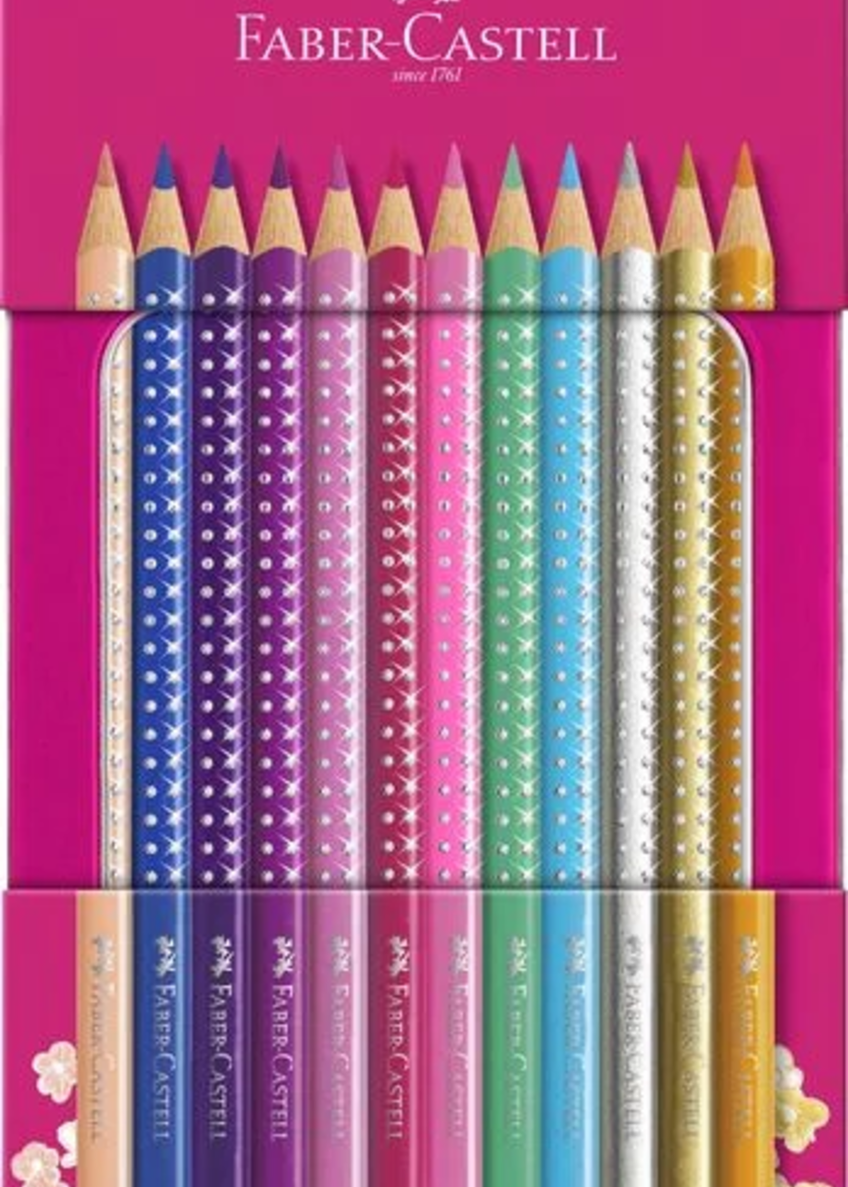 Faber-Castell Buntstifte Sparkle 12er Metall