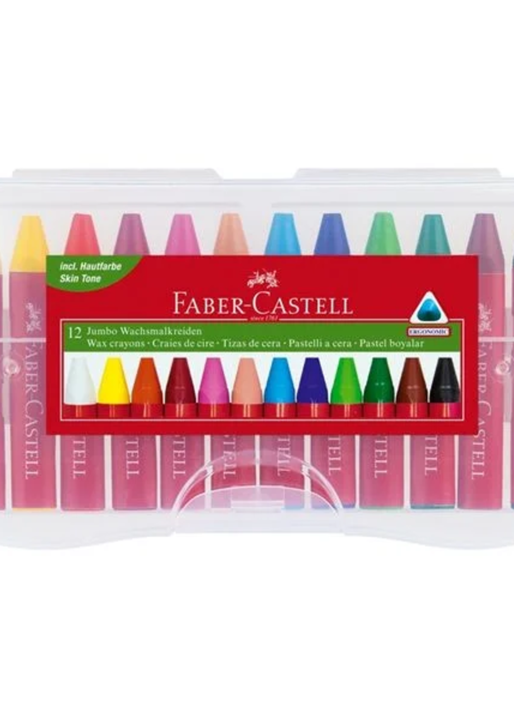 Faber-Castell Wachsmalkreiden Jumbo 12er Box