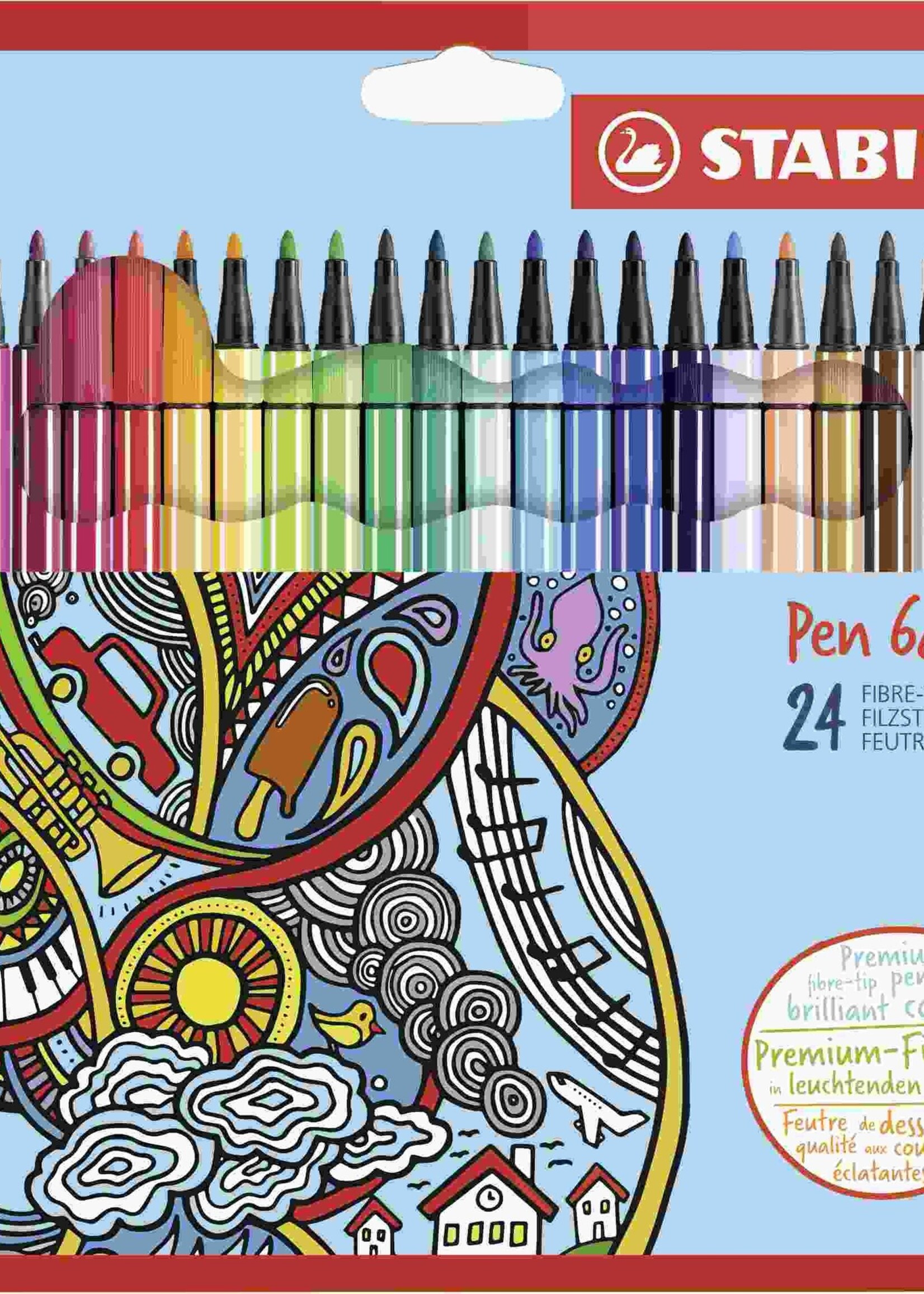 STABILO STABILO Pen 68 24er Kartonetui