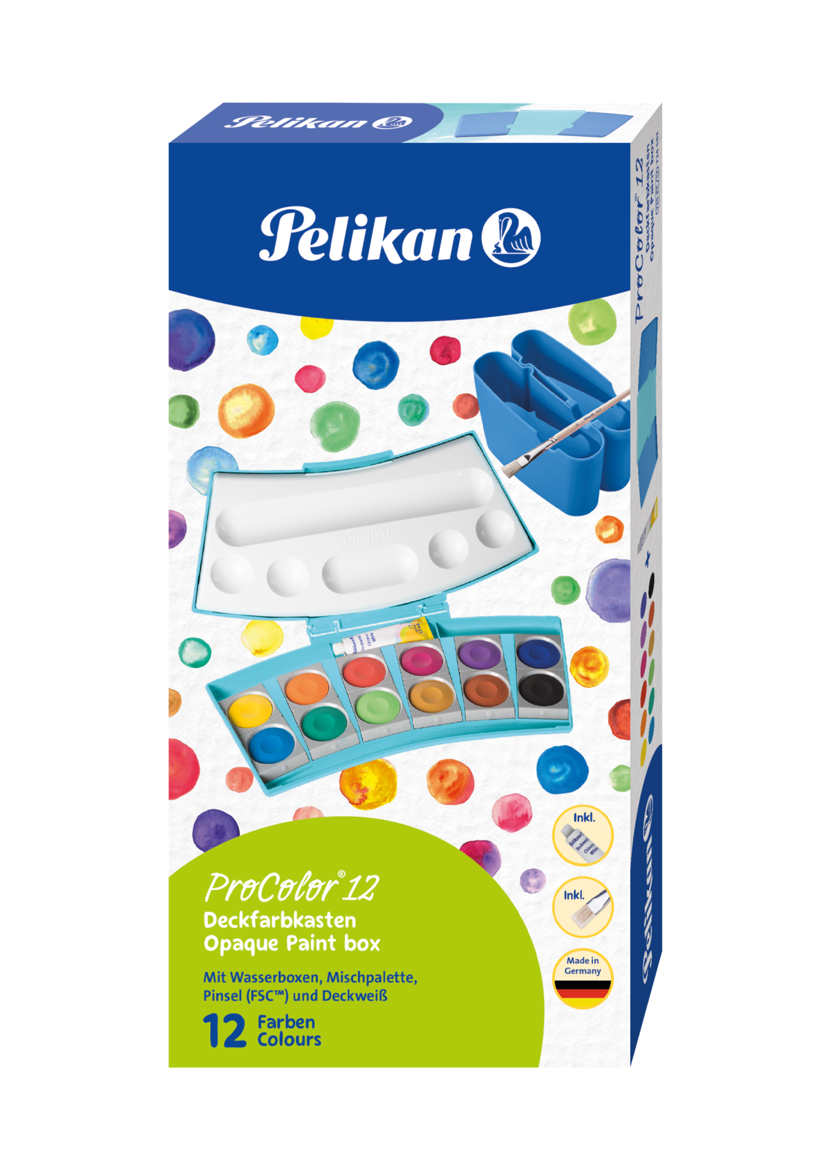 Pelikan Deckfbk.Pro Color 12