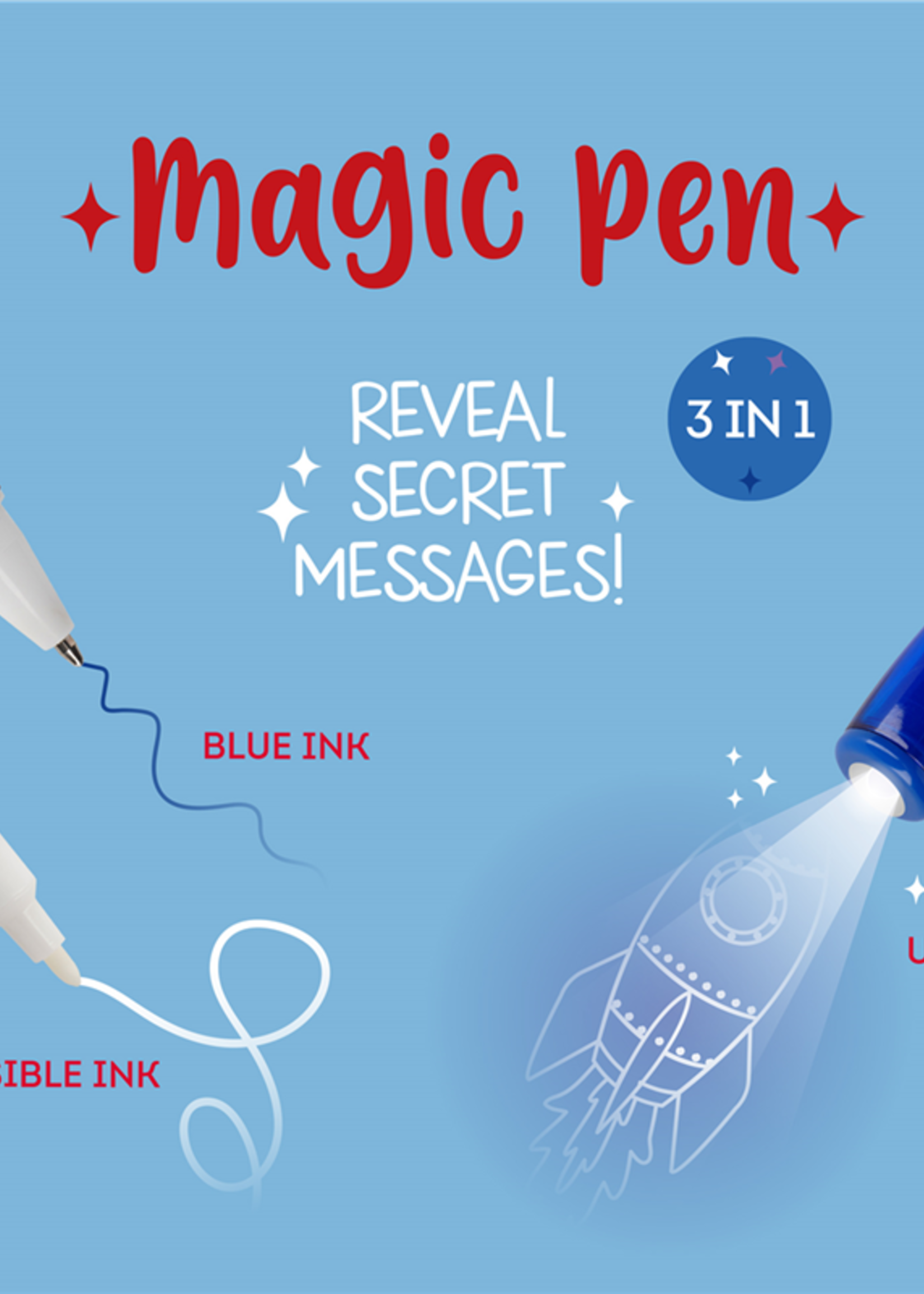 LEGAMI MAGIC PEN- INVISIBLE INK PEN - Weltall