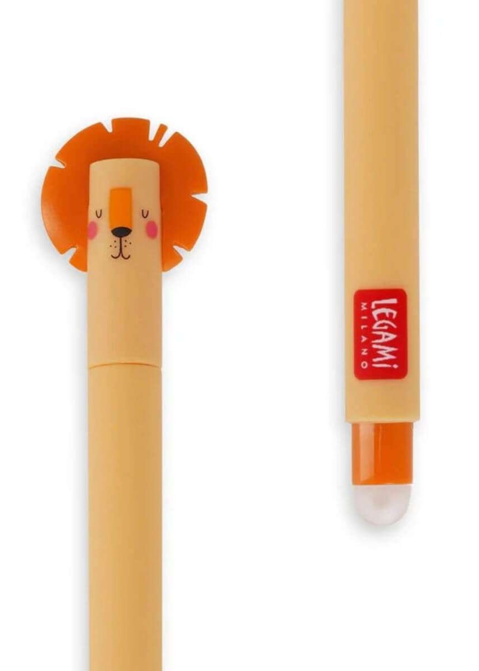 LEGAMI ERASABLE PEN - LION - ORANGE