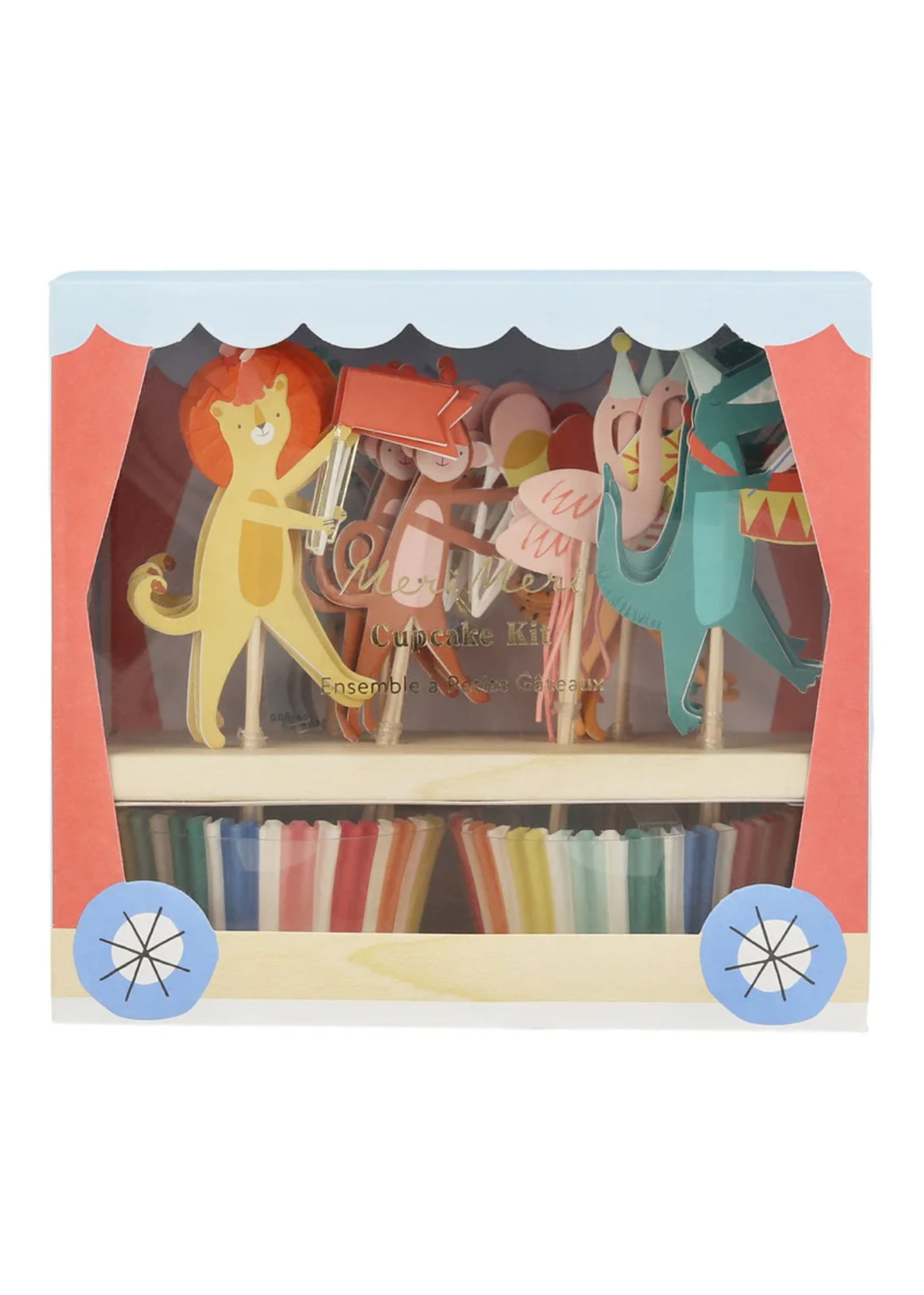 MERI MERI Cupcake-Set Animal Parade (24 Stück)