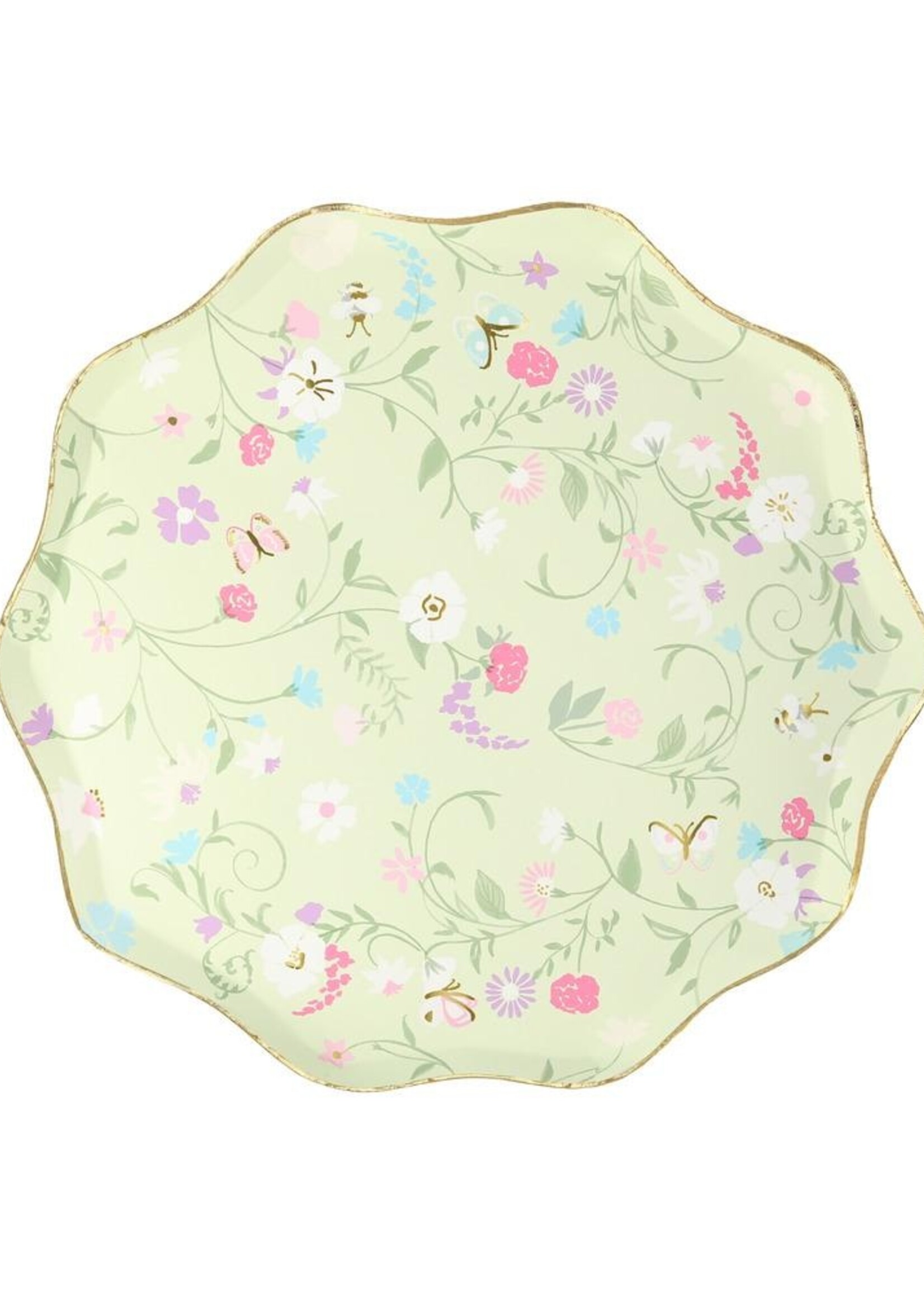 Meri Meri Laduree Paris Floral Side Plat