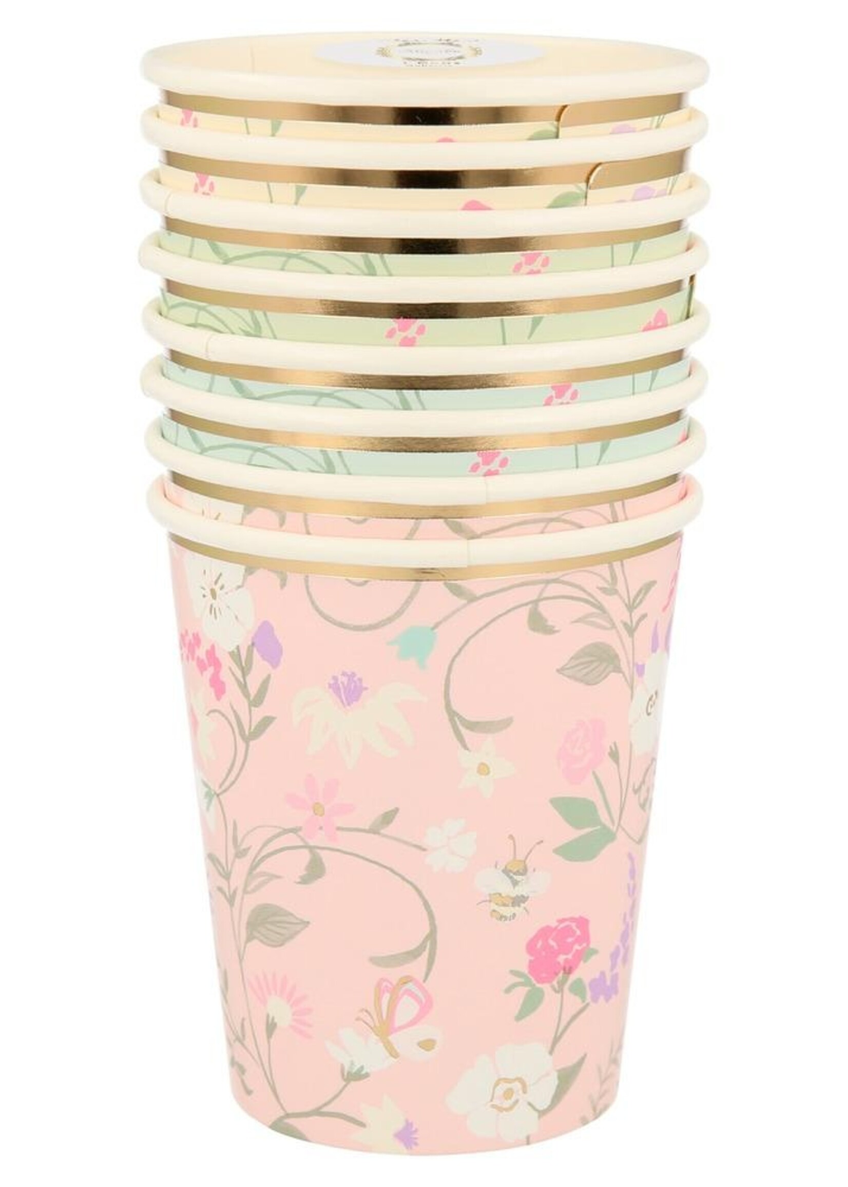 Meri Meri Laduree Paris Floral Cups