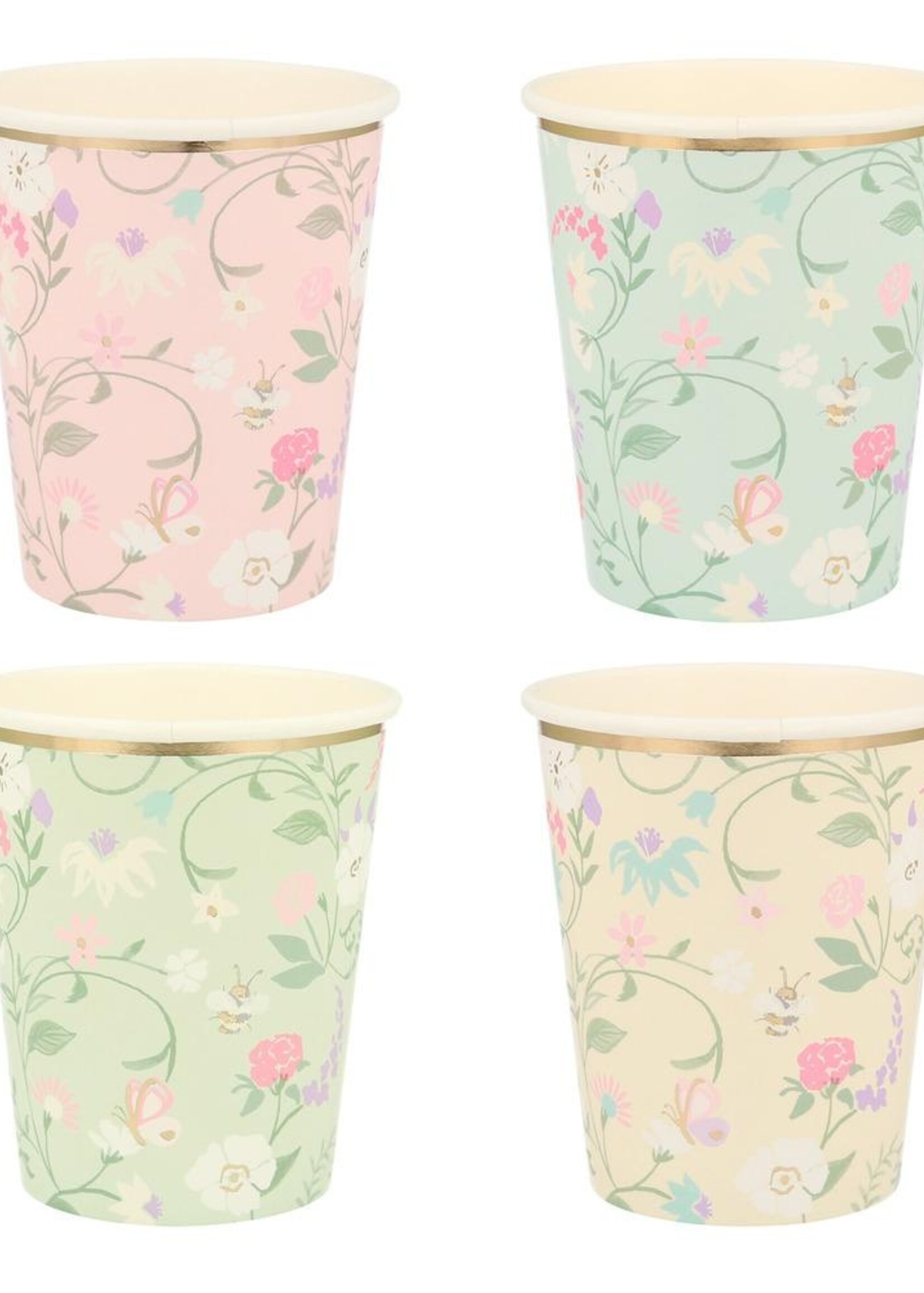 Meri Meri Laduree Paris Floral Cups