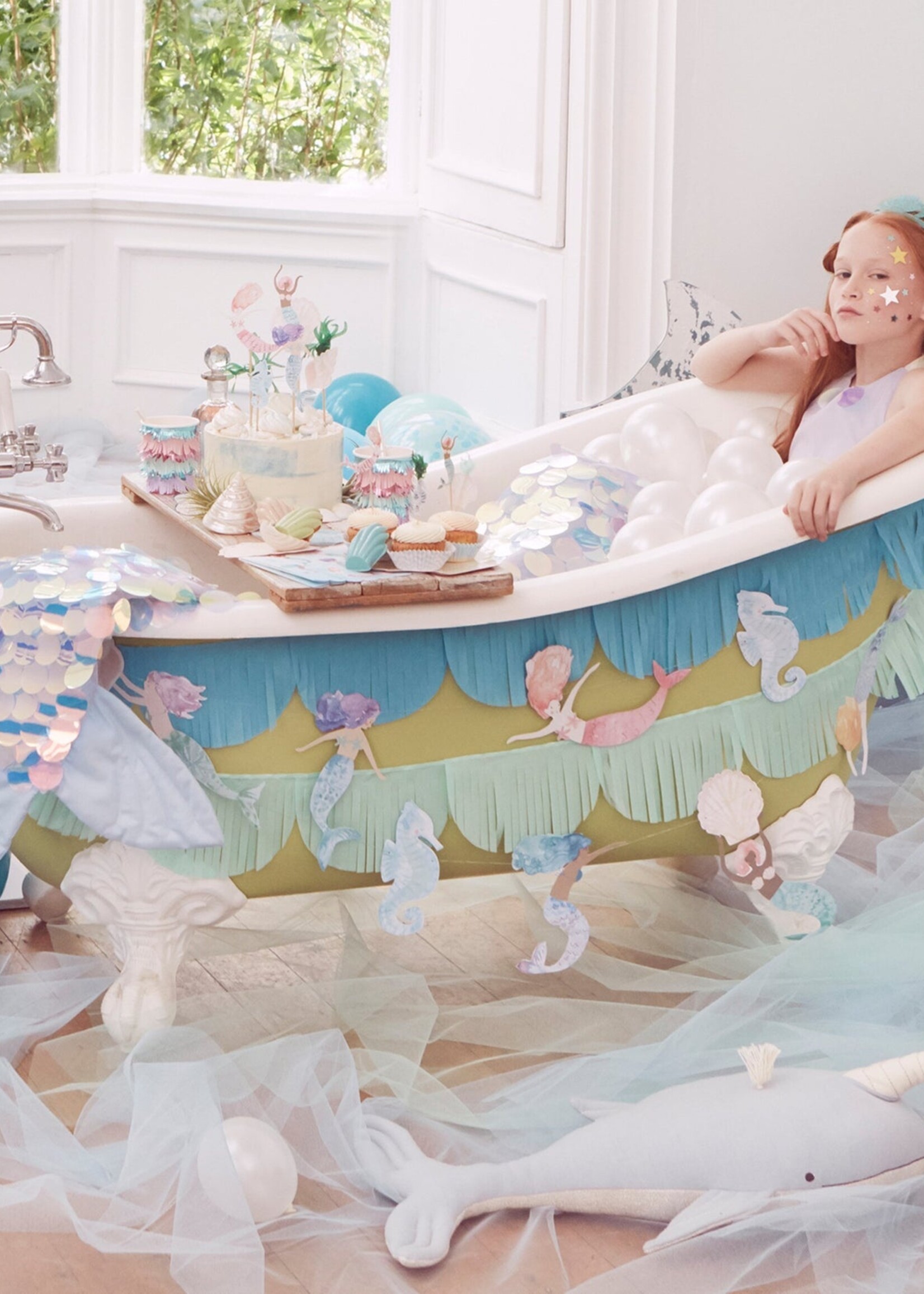 Meri Meri Mermaid Fringe Garland