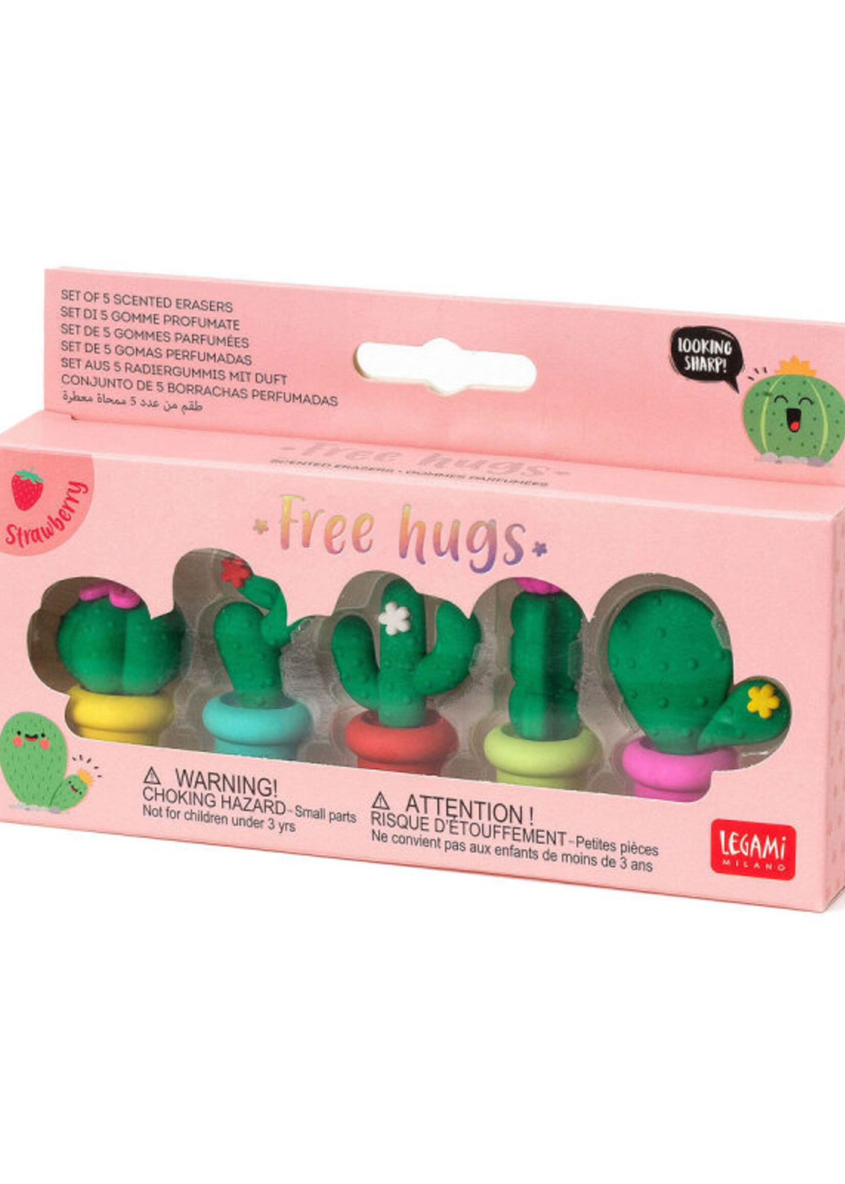 LEGAMI SET OF 5 SCENTED ERASERS FREE