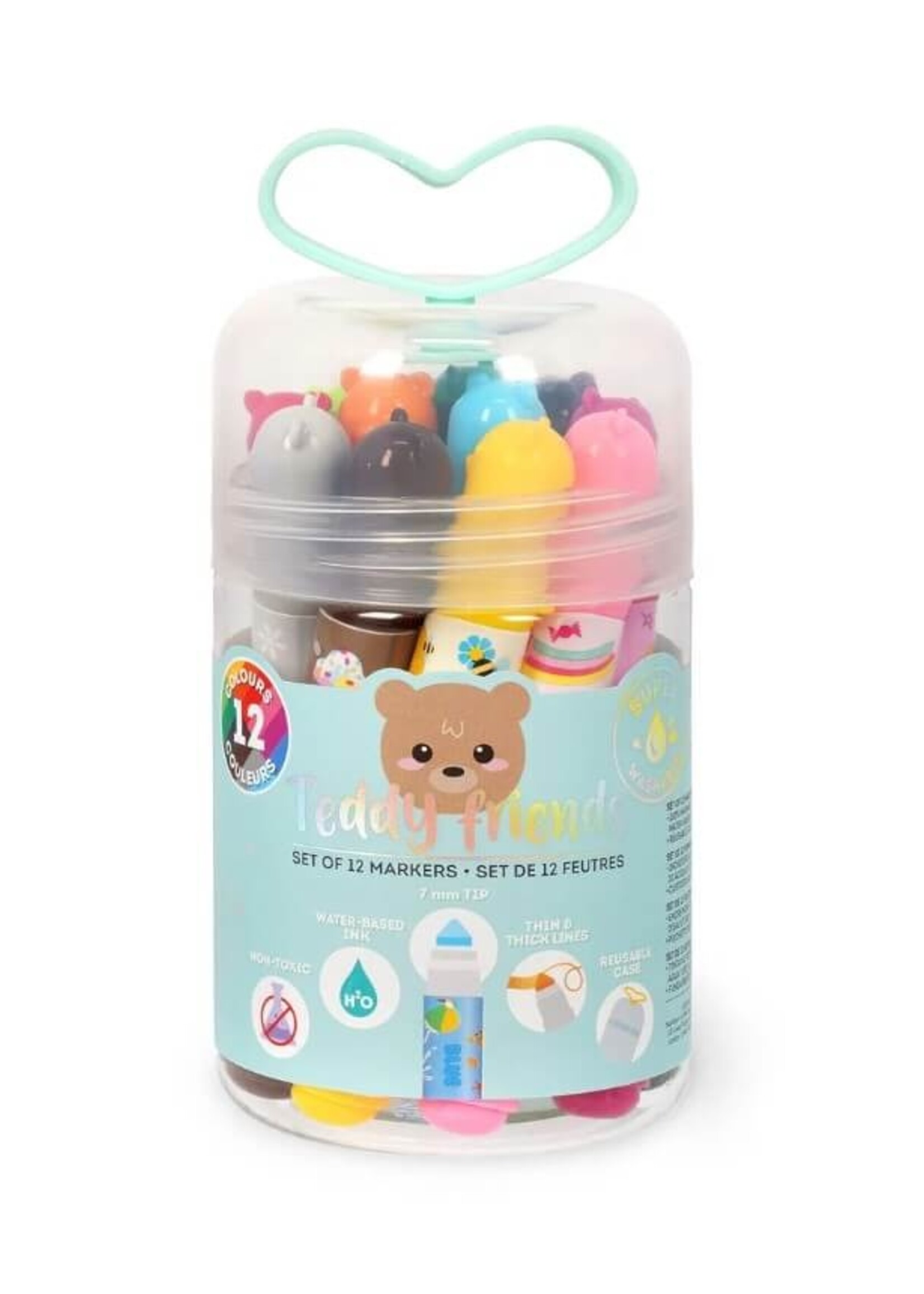 LEGAMI SET OF 12 MARKERS - TEDDY