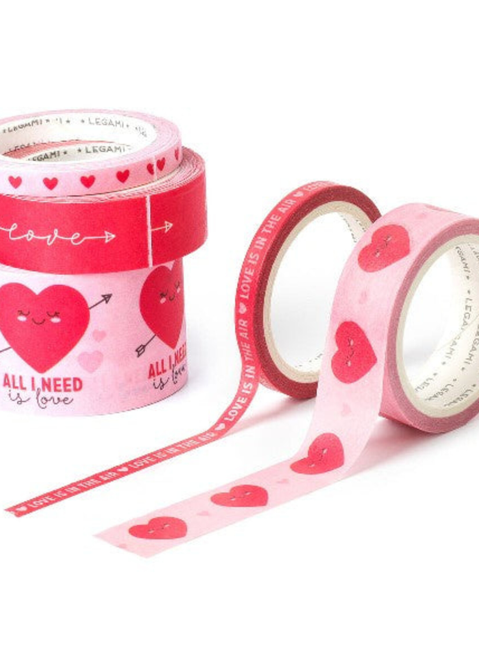 LEGAMI SET OF 5 PAPER STICKY - Heart