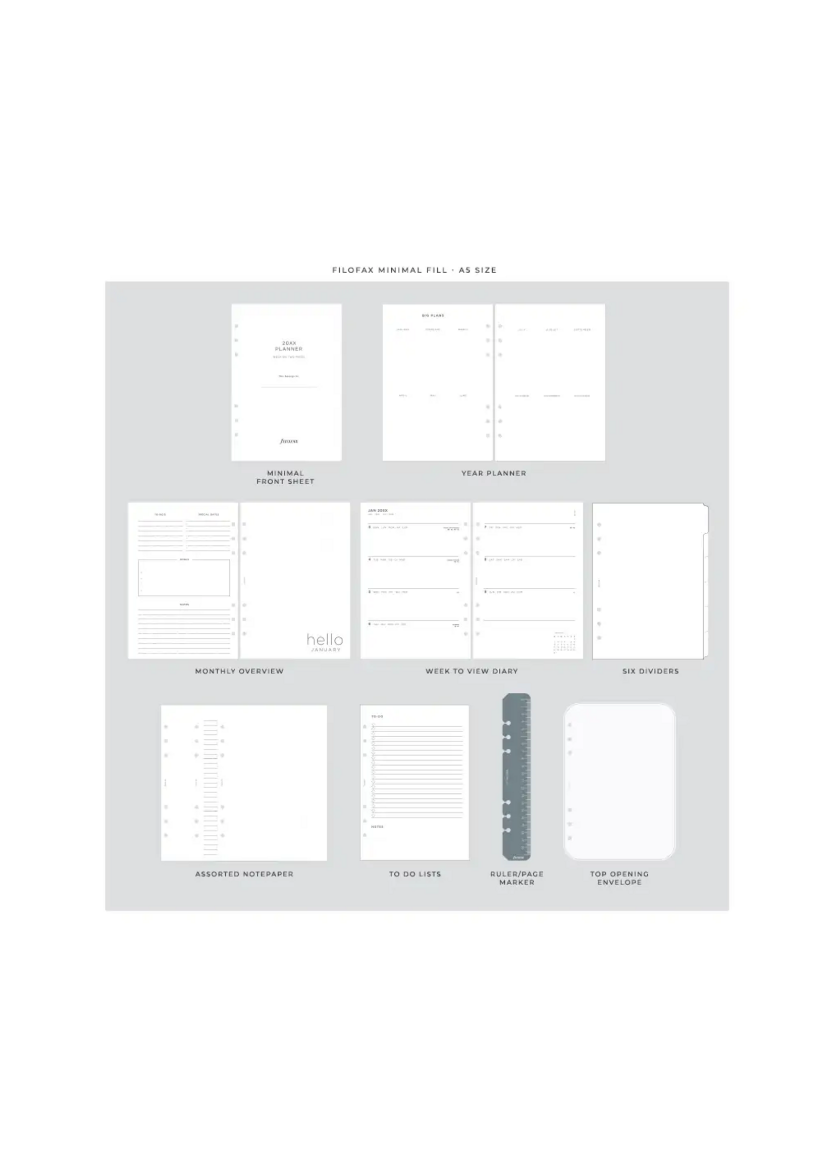 Filofax Norfolk Organiser A5, Espresso