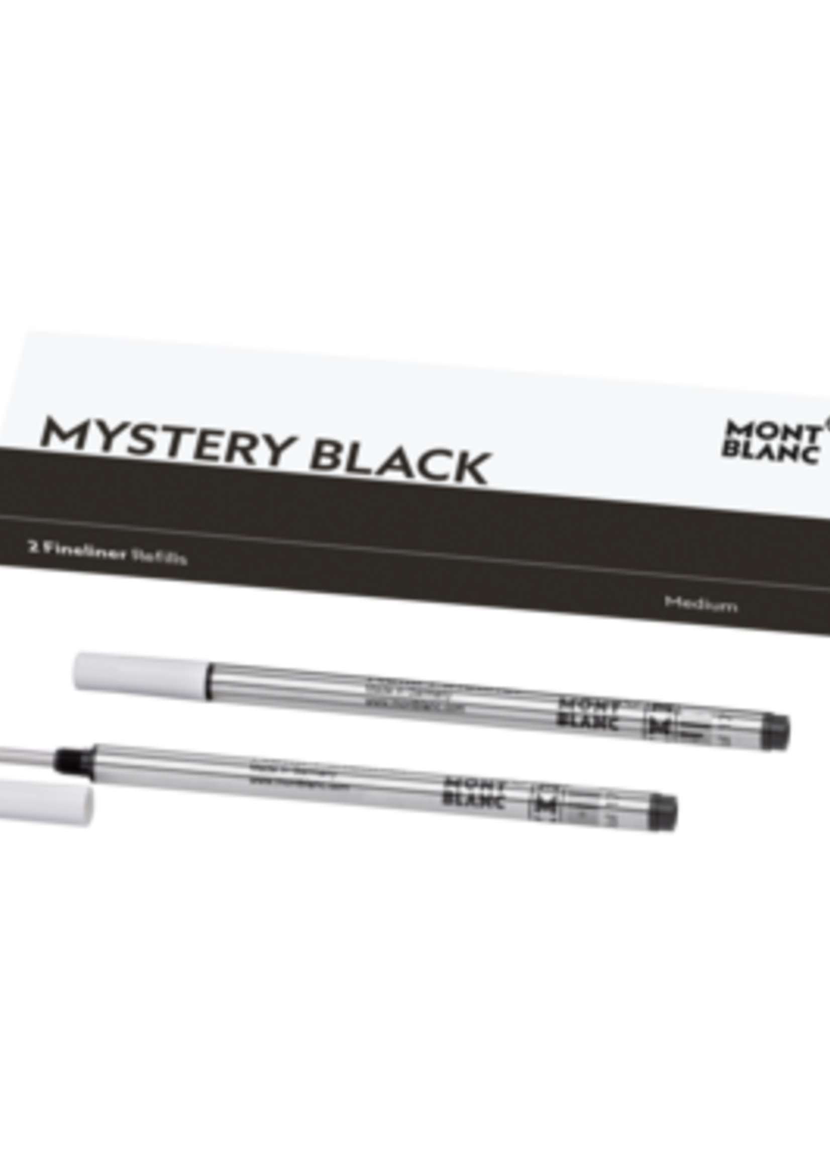 Montblanc 2 Fineliner-Minen, Mystery Black (M)