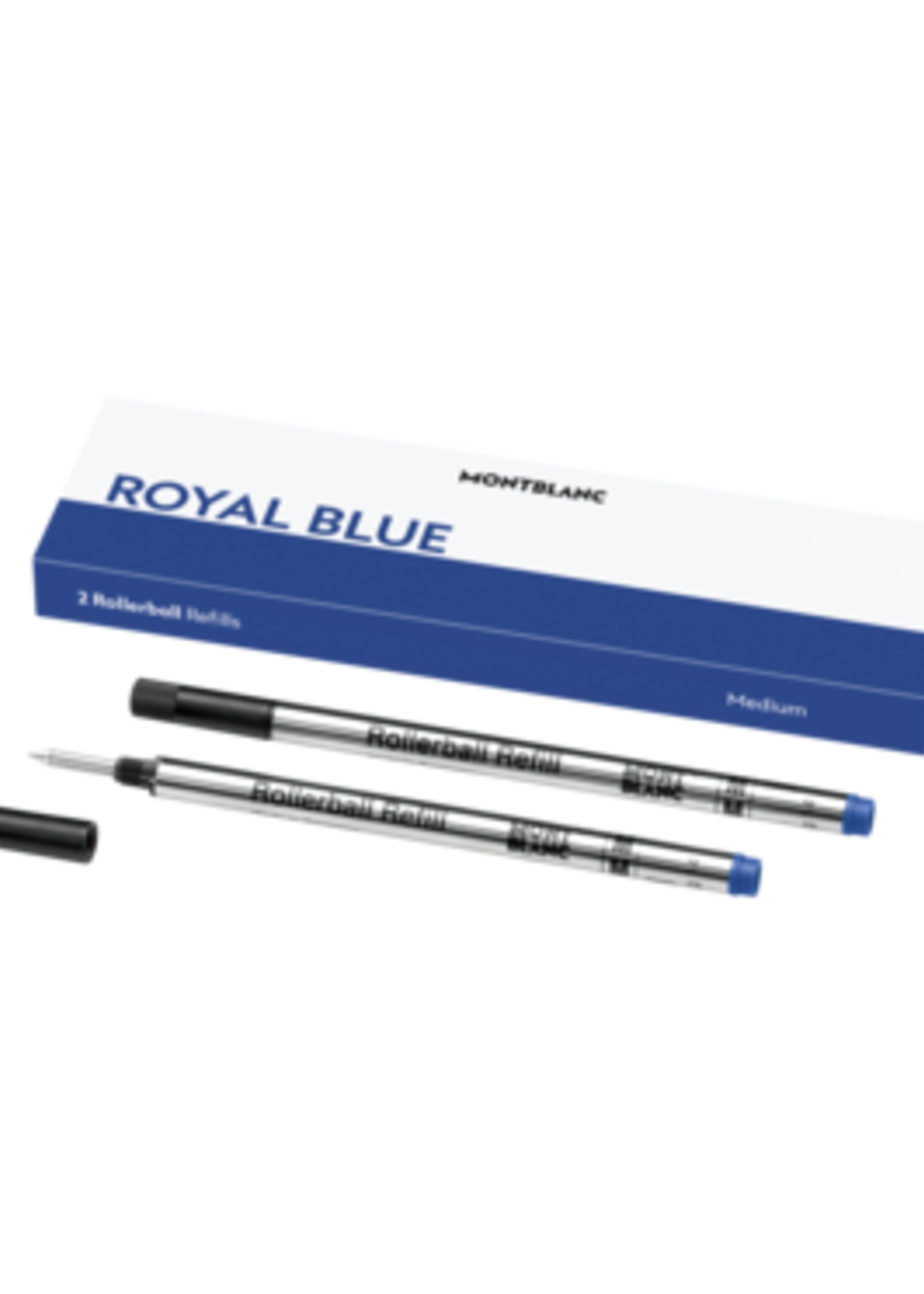 Montblanc 2 Rollerball-Minen, Royal Blue (M)