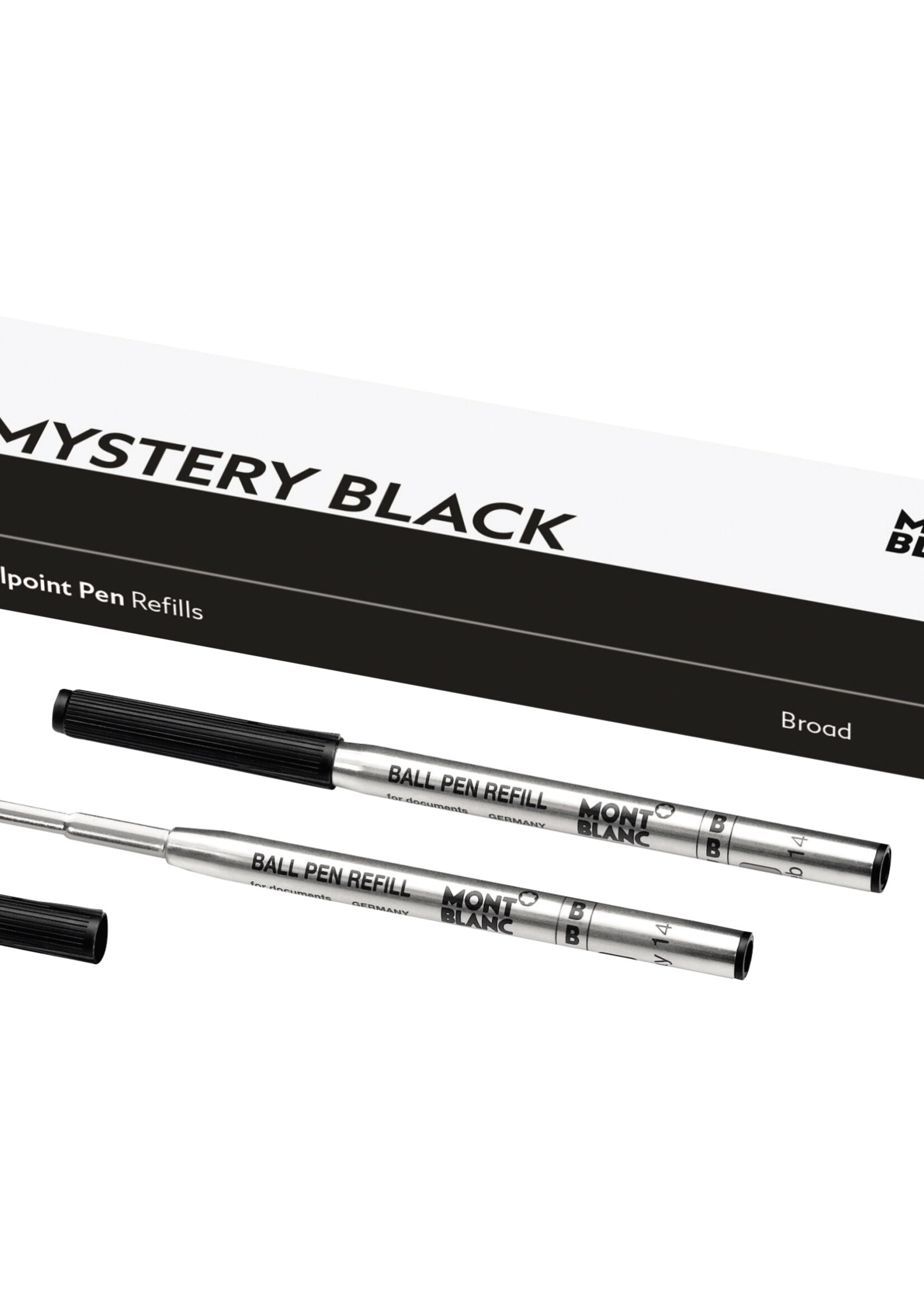 Montblanc MONTBLANC REFILL BallPoint B 2X1 MYSTERY BLACK
