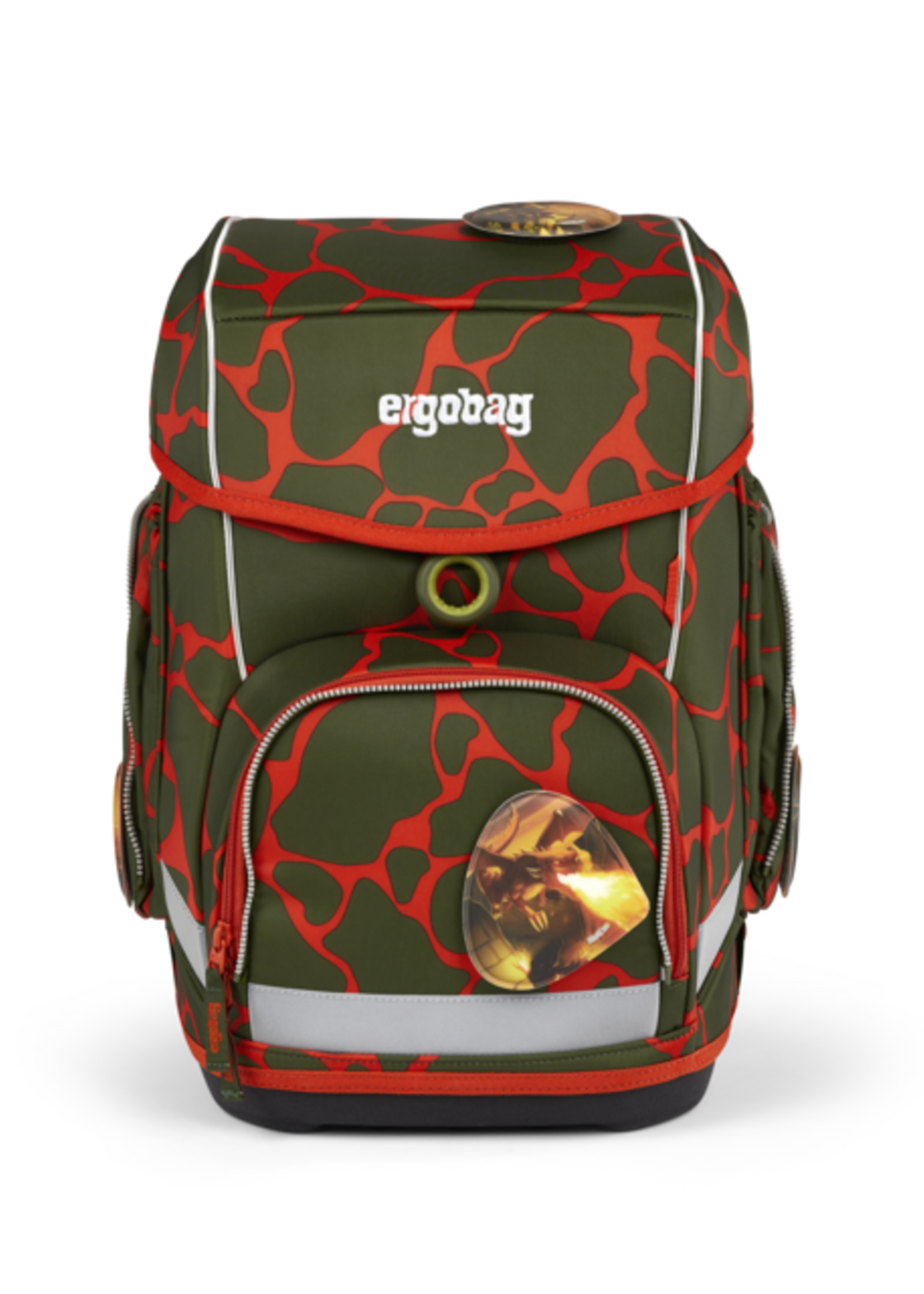 ERGOBAG Schultaschen-Set Cubo FeuerspeiBär
