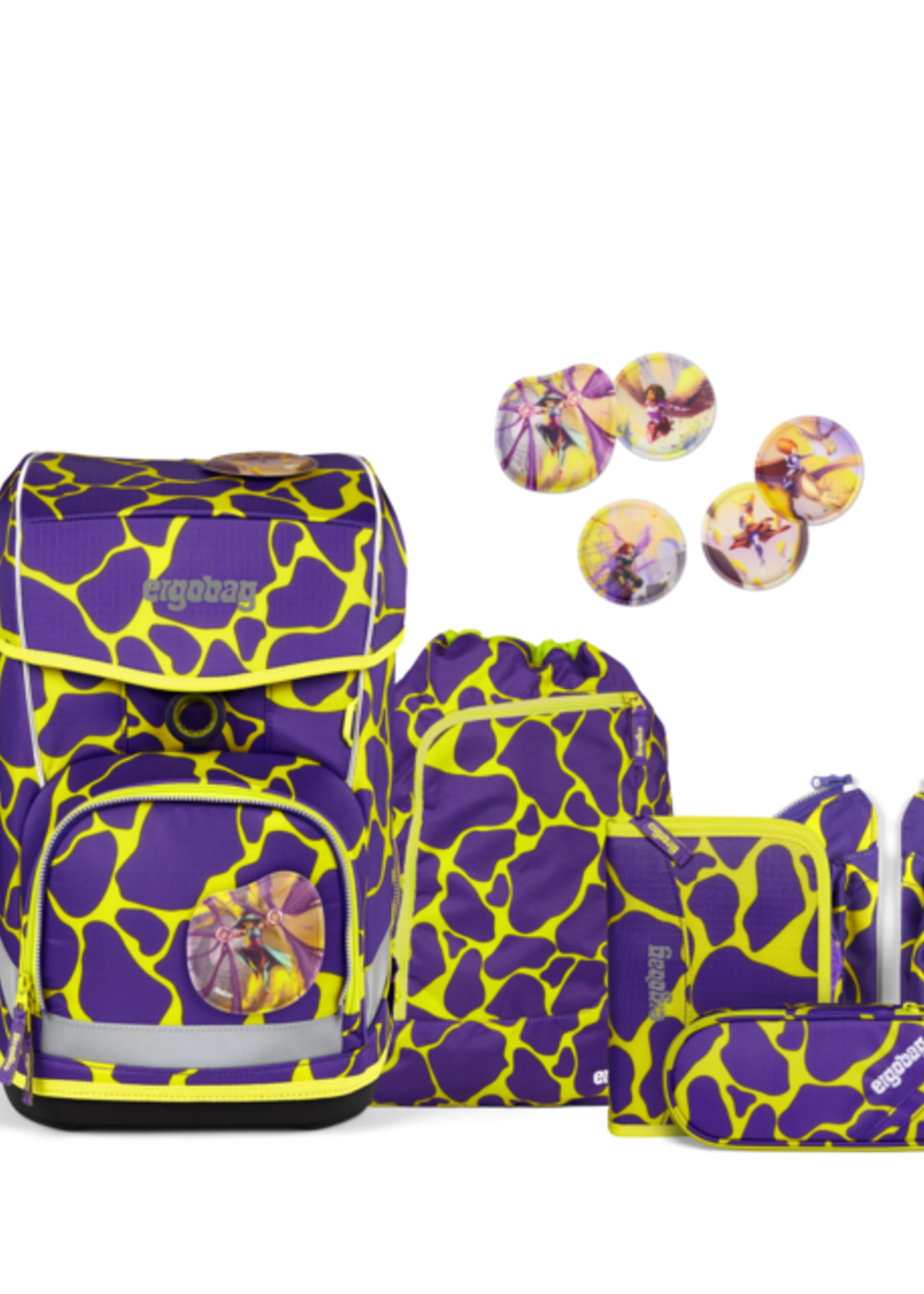 ERGOBAG Schultaschen-Set Cubo Light SuBärkraft