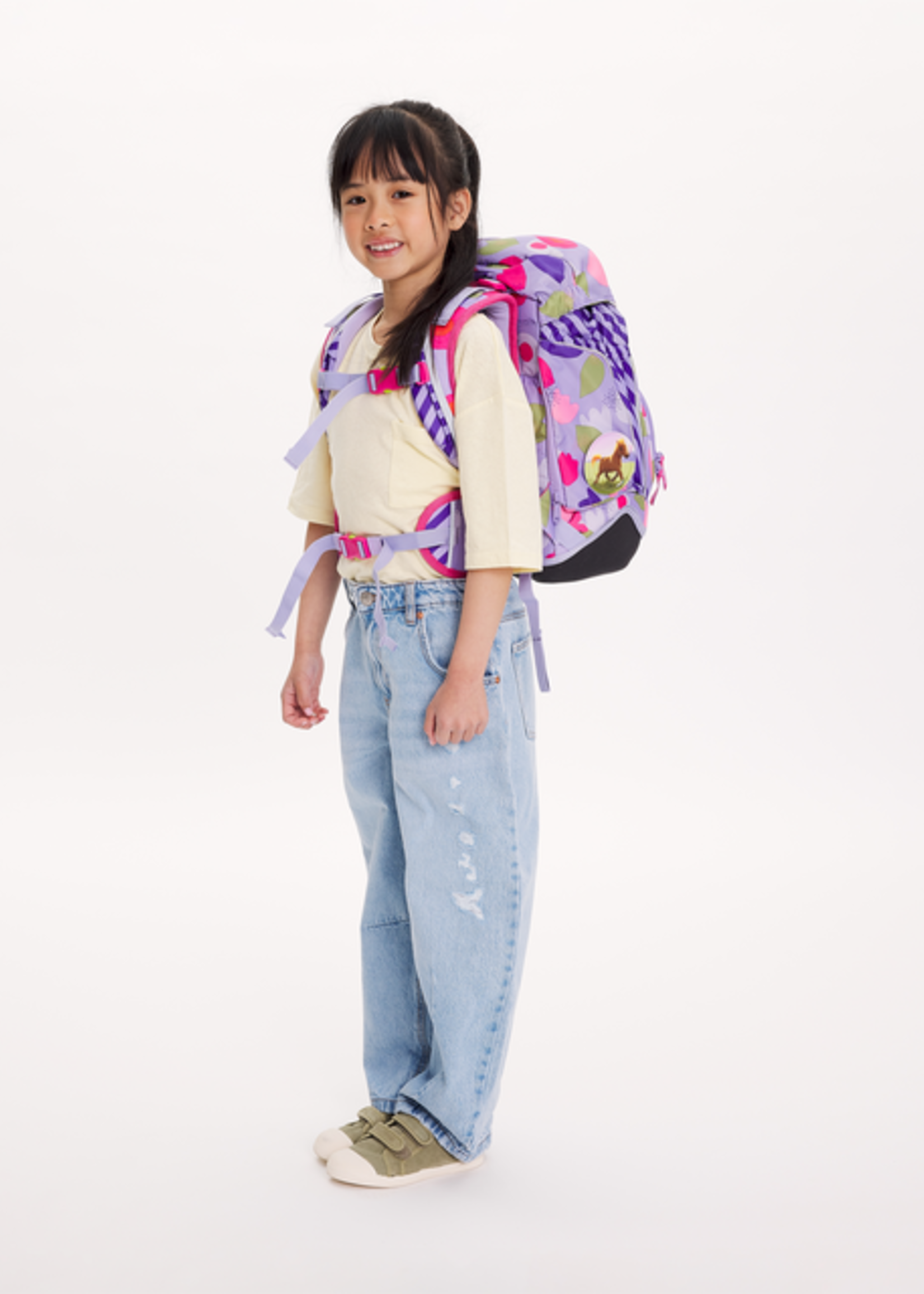 ERGOBAG Schulrucksack-Set  BlütenzauBär