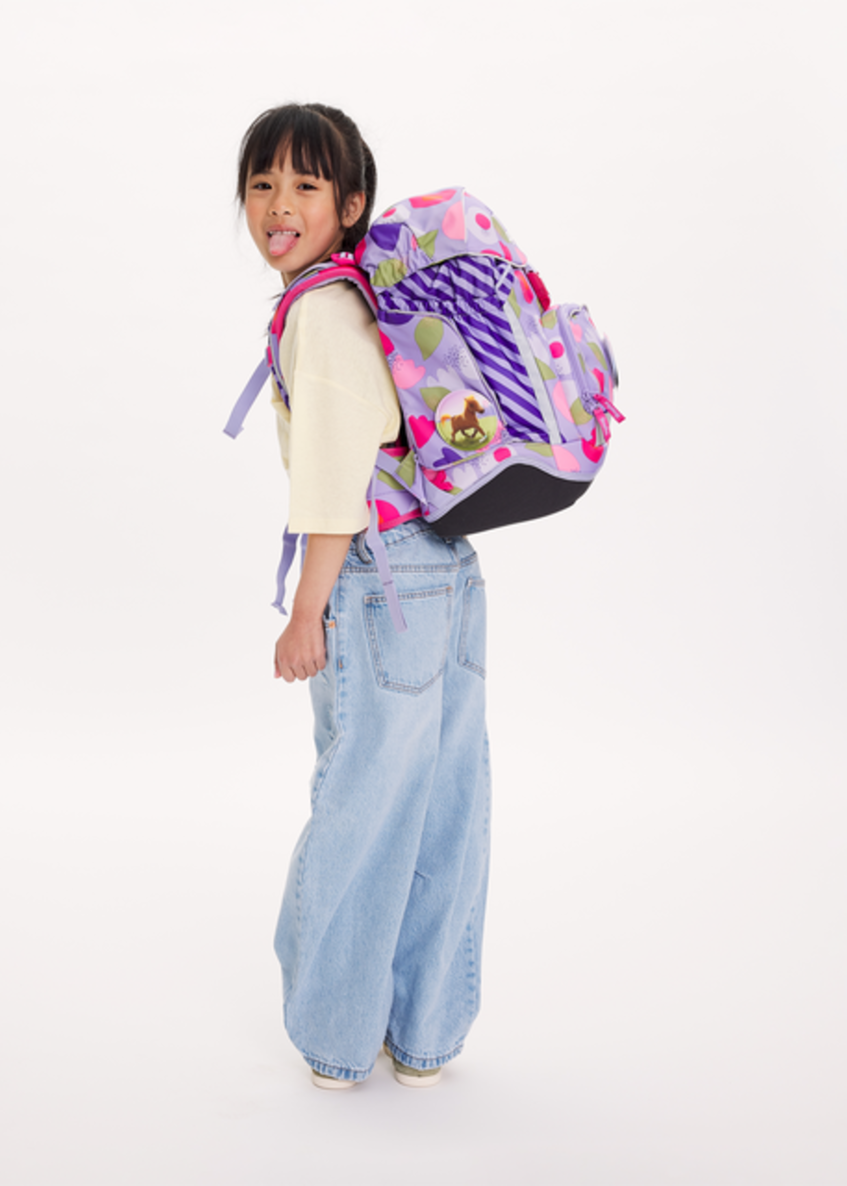 ERGOBAG Schulrucksack-Set  BlütenzauBär