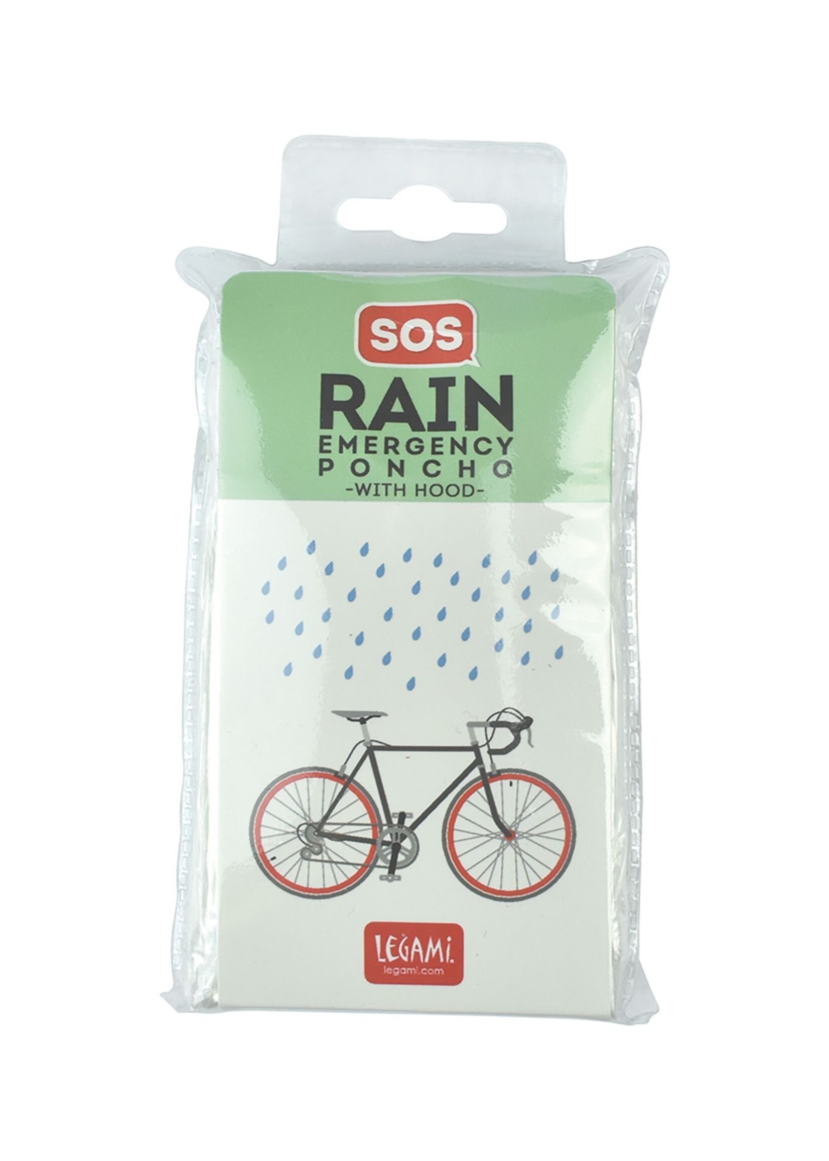 LEGAMI SOS RAIN EMERGENCY PONCHO