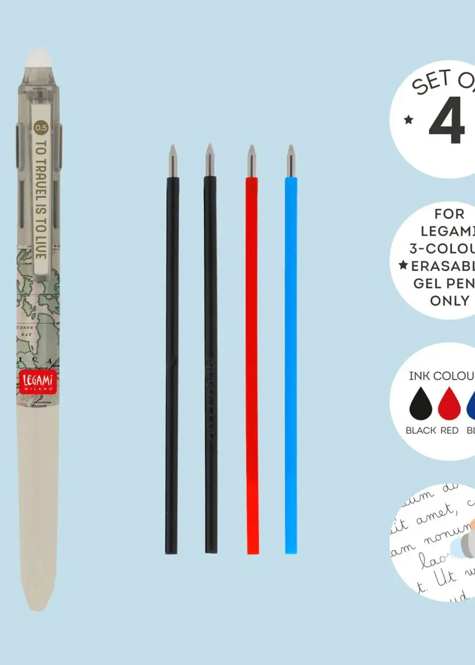 LEGAMI MAKE MISTAKES REFILLS - 4 REFI