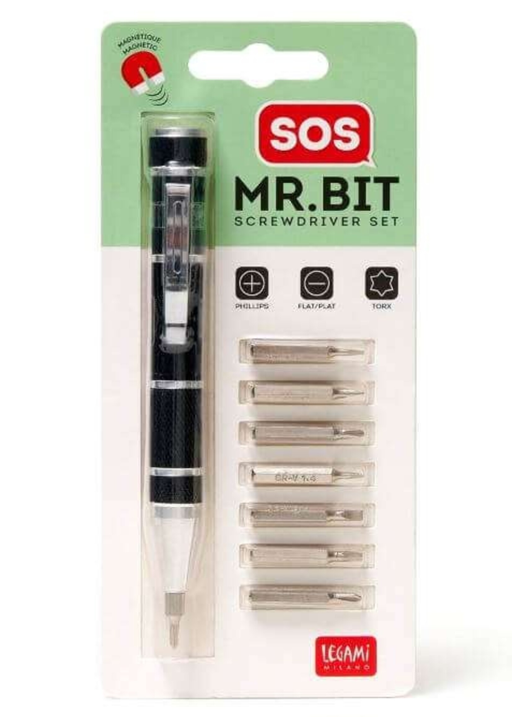 LEGAMI Legami Schraubenzieher SOS Mr. Bit