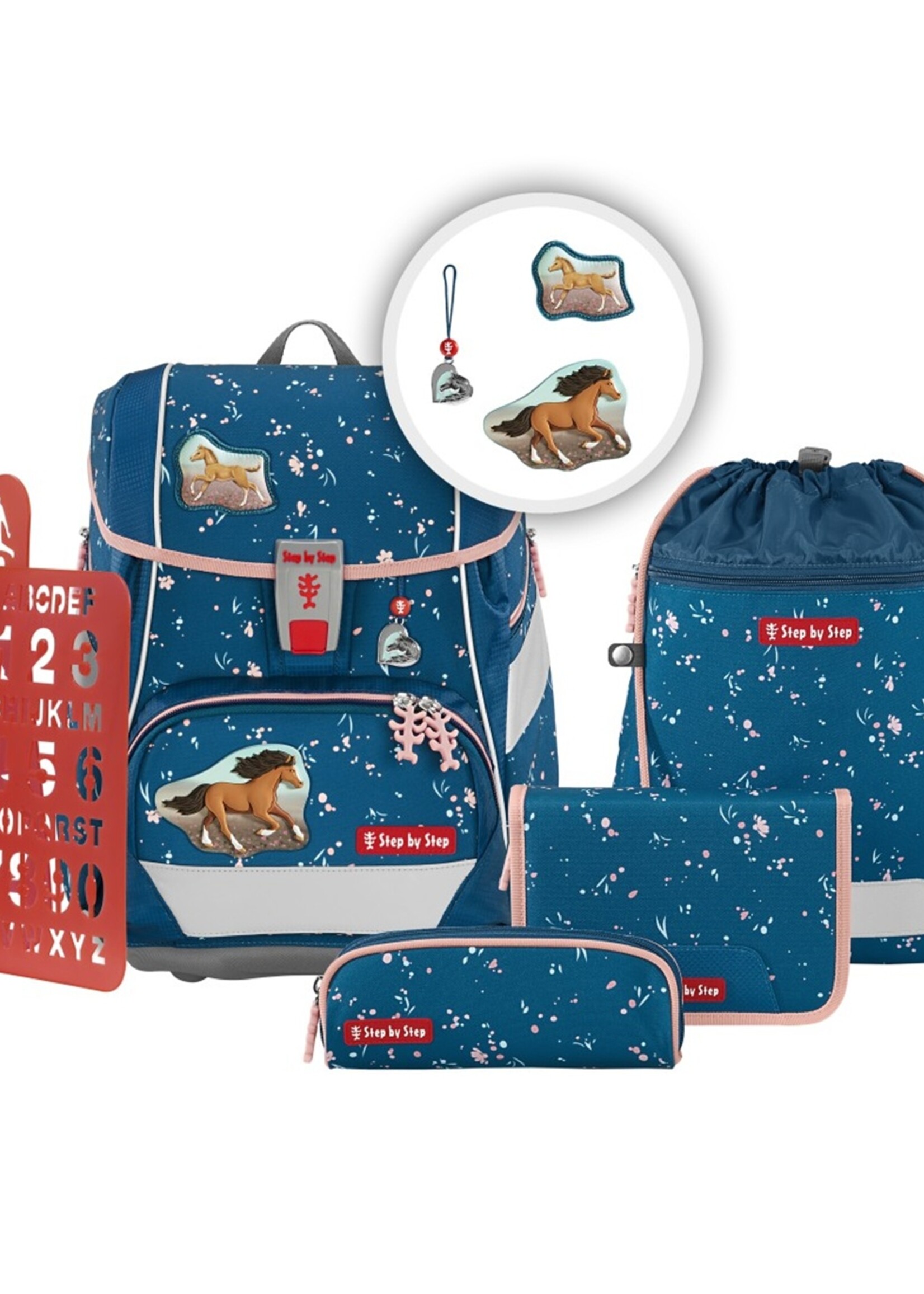 Step by Step Schultaschen - Set 2IN1 PLUS Wild Horse Ronja