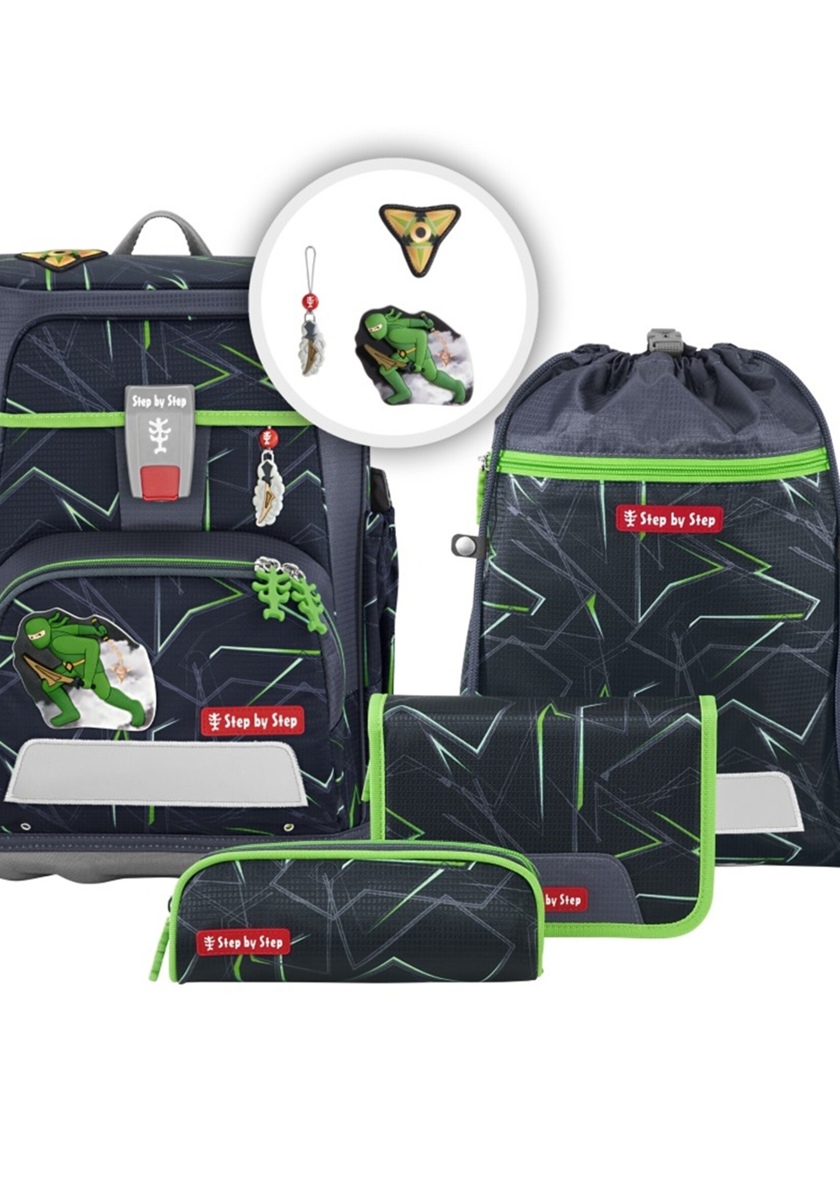 Step by Step Schultaschen-Set CLOUD Ninja Kimo