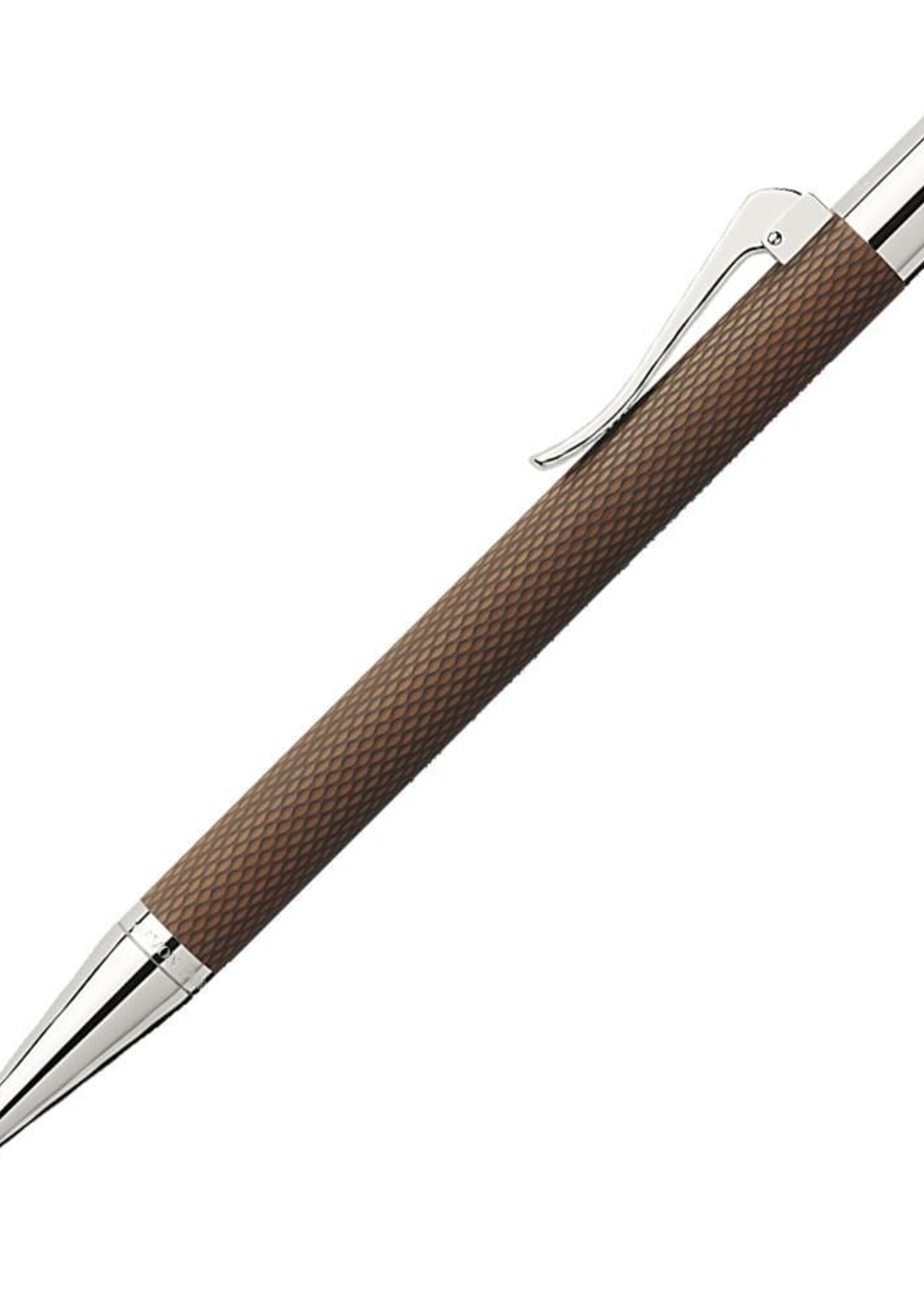 Graf von Faber-Castell Guilloche Drehbleistift, cognac