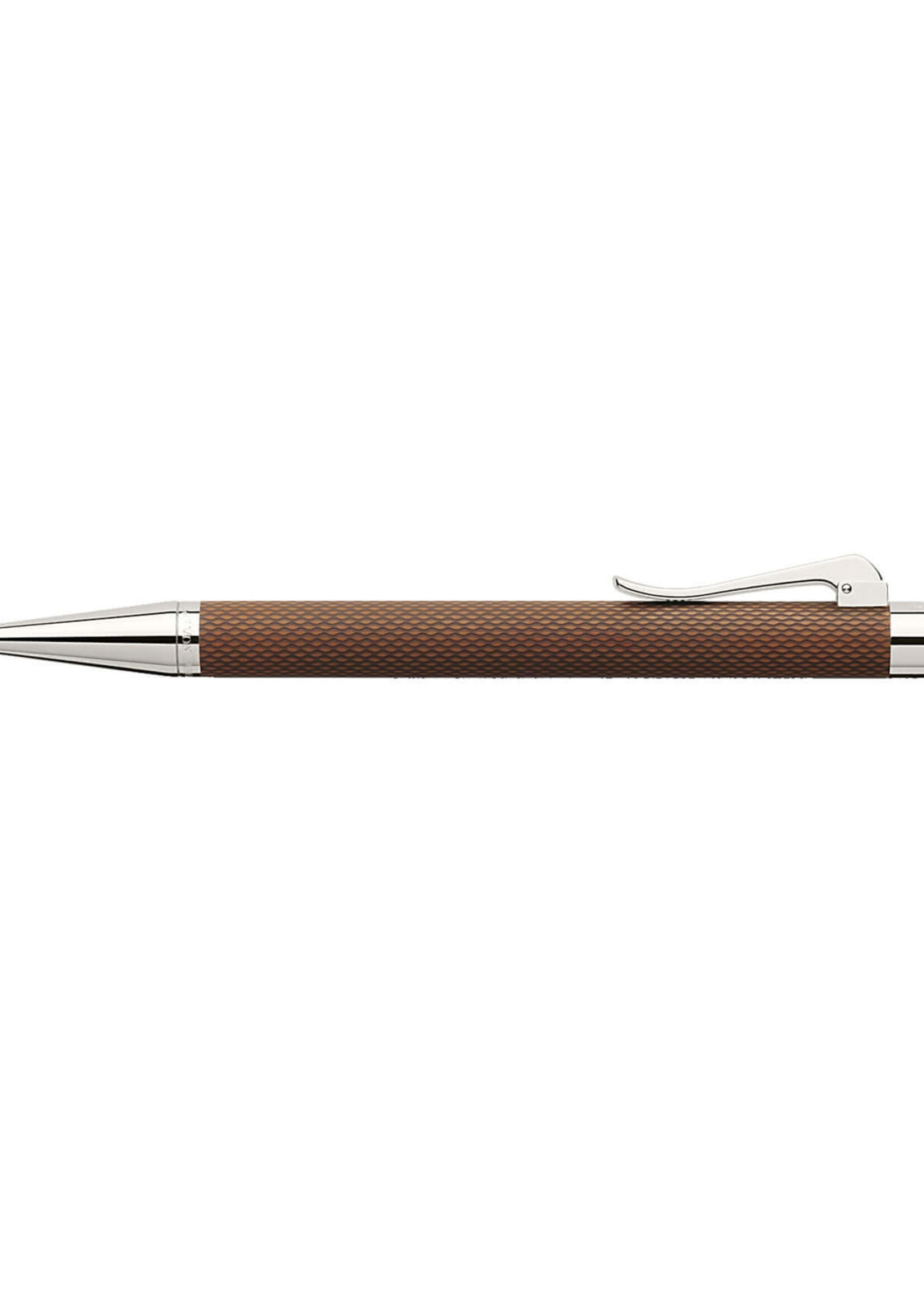 Graf von Faber-Castell Guilloche Drehbleistift, cognac