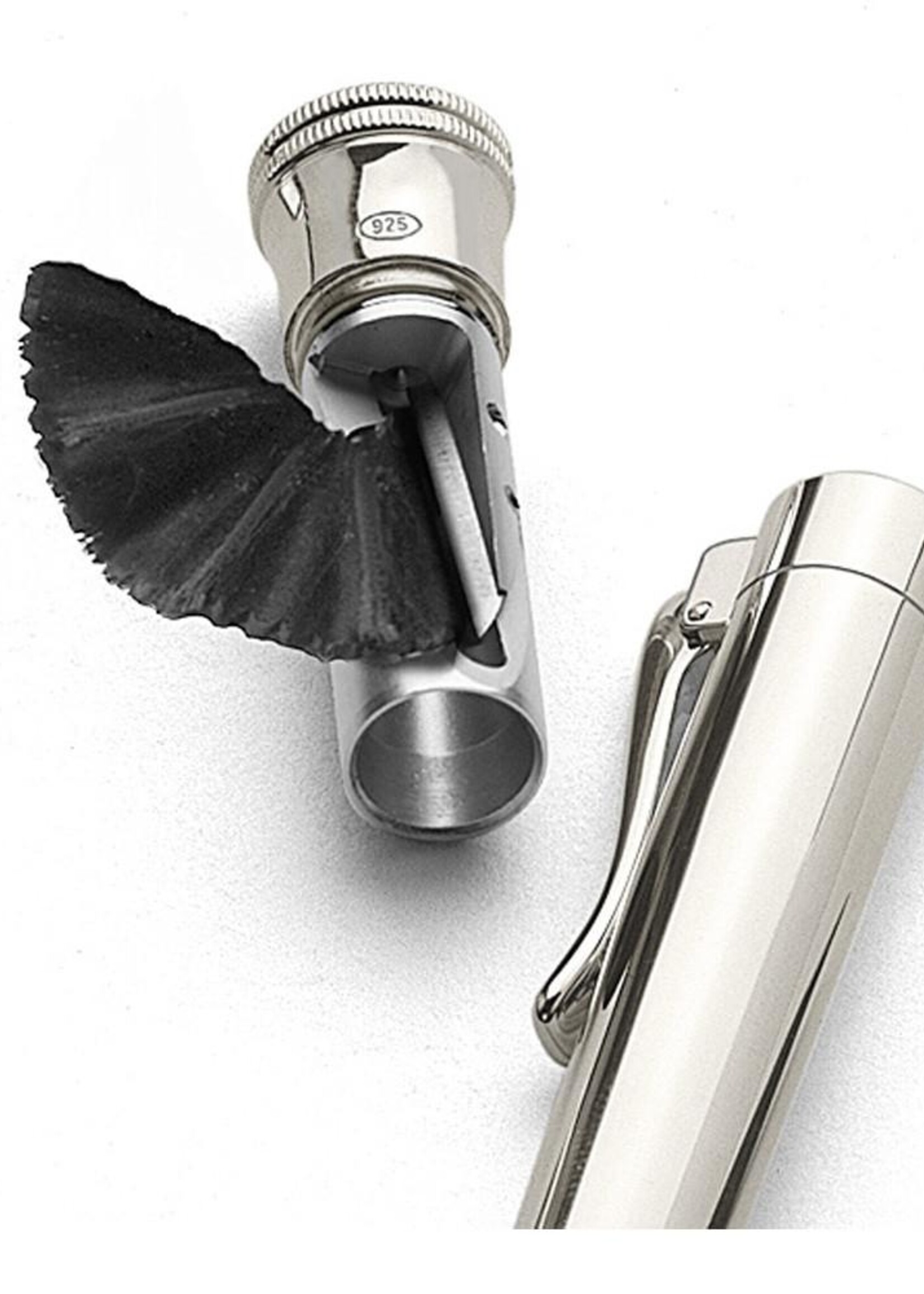 Graf von Faber-Castell Graf von Faber Castell Perfekter Bleistift, platiniert, inkl. Taschenbleistift Nr. V, schwarz