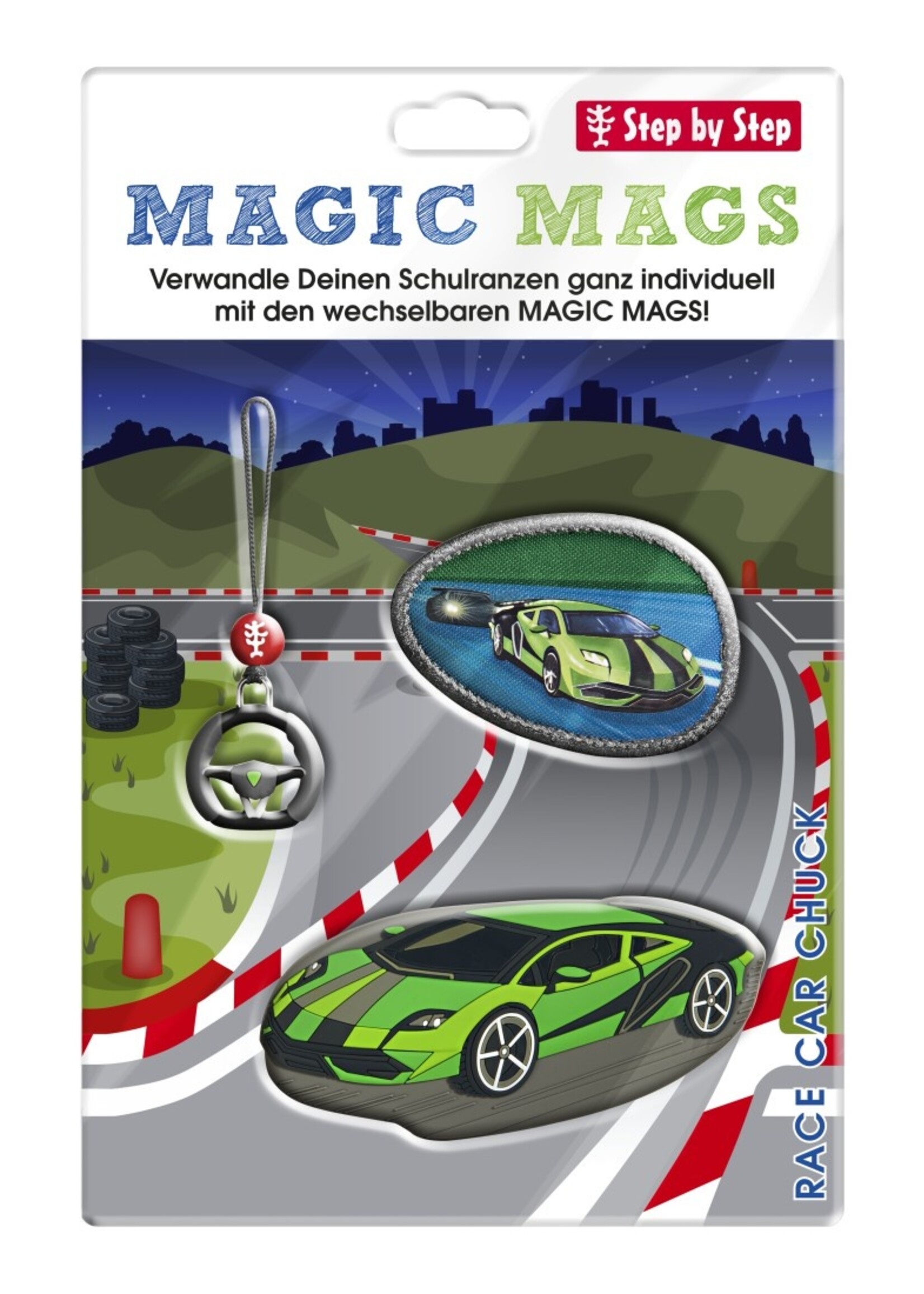 Step by Step MAGIC MAGS "Race Car ChuckÓ