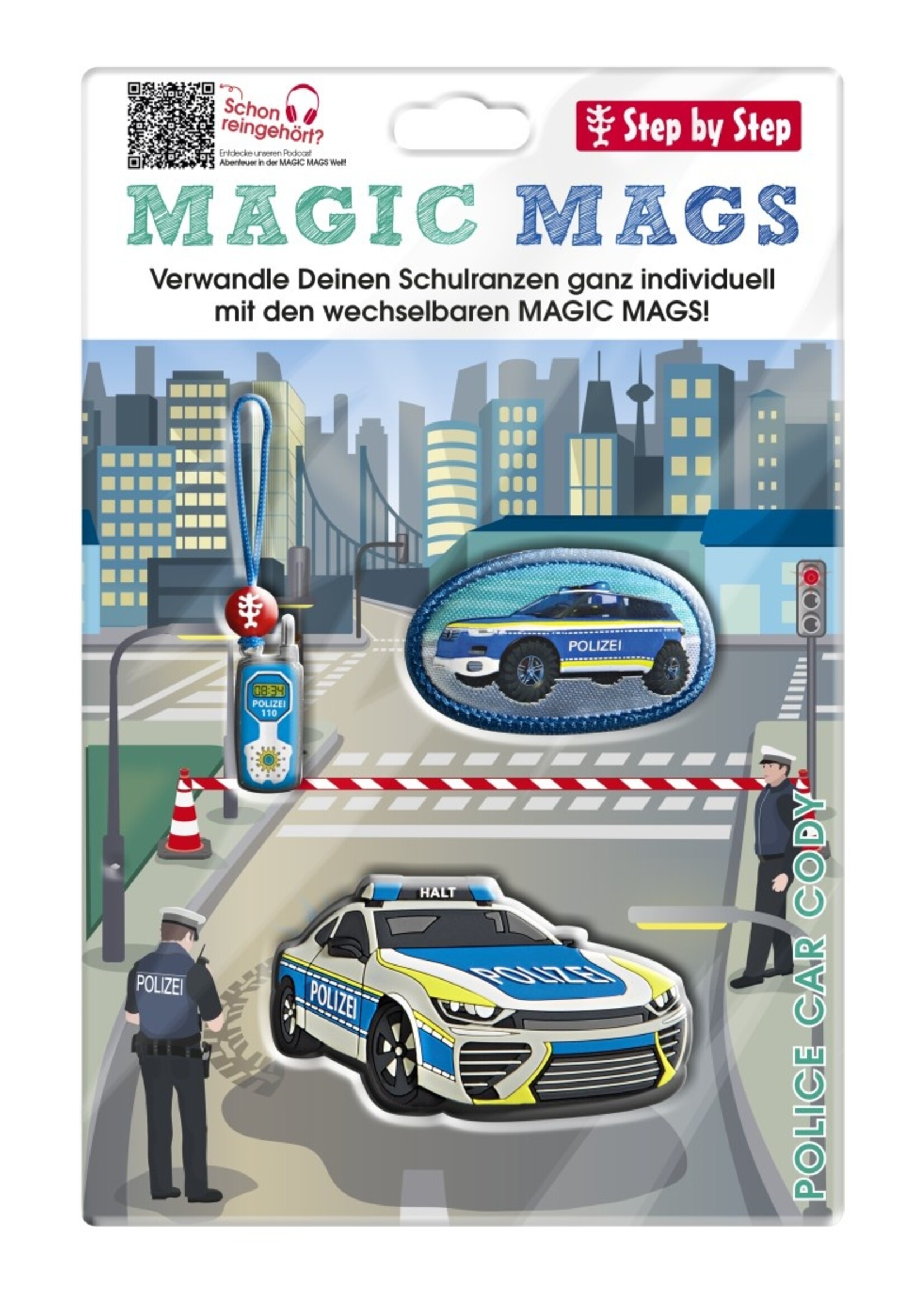 Step by Step MAGIC MAGS "Police Car Cody"