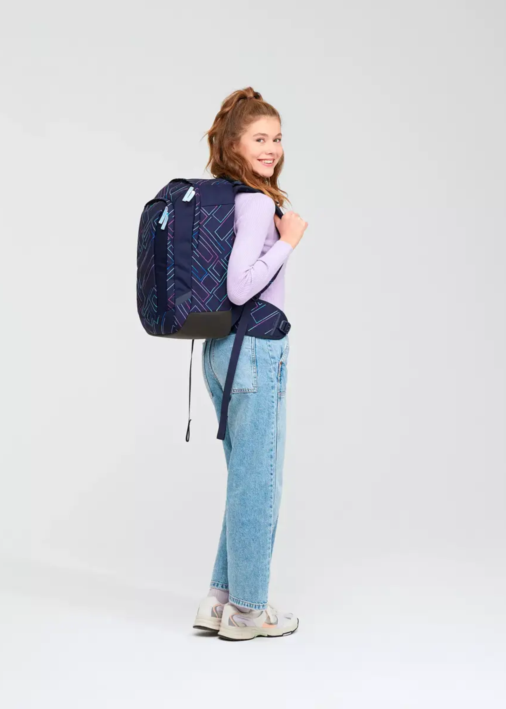 SATCH Air Schulrucksack Purple Laser