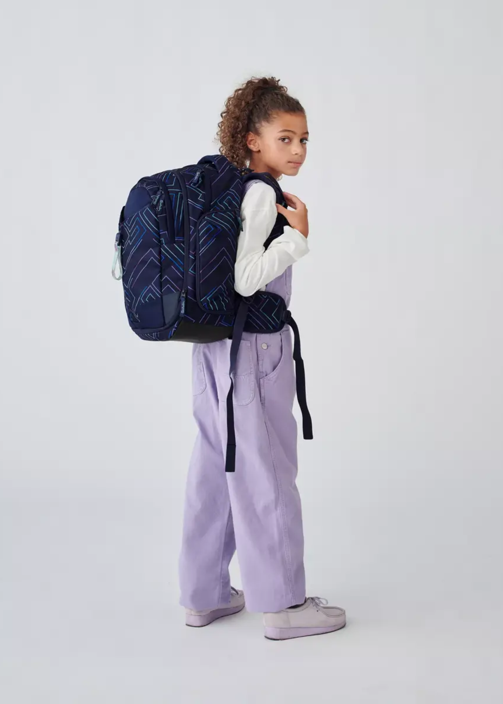 SATCH Match Schulrucksack Purple Laser