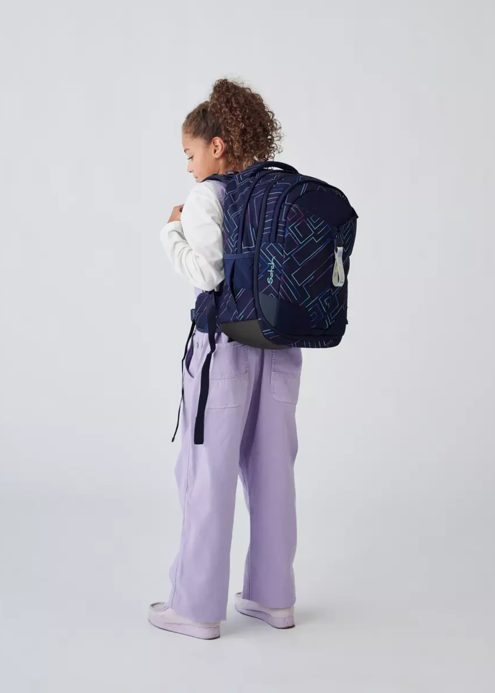 SATCH Match Schulrucksack Purple Laser