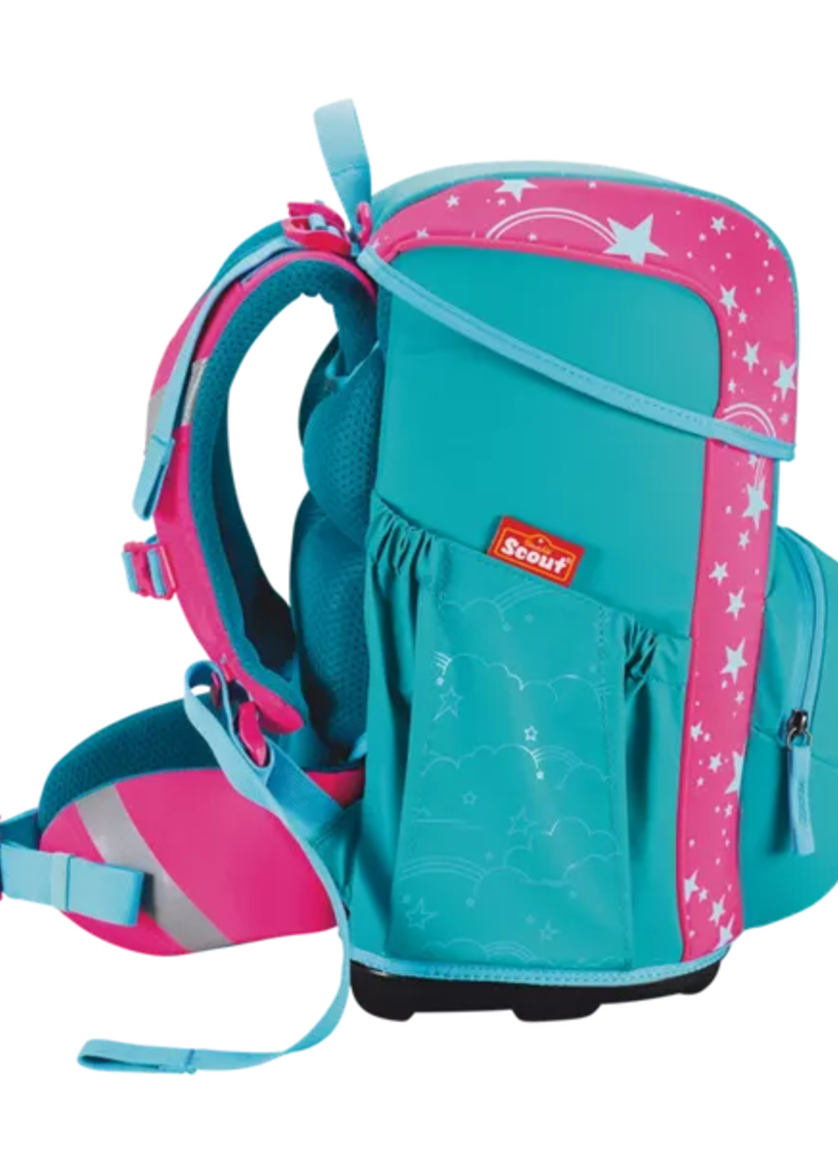 SCOUT Scout Exklusive Neo Superflash Extreme Unicorn Schultaschen-Set 4tlg.