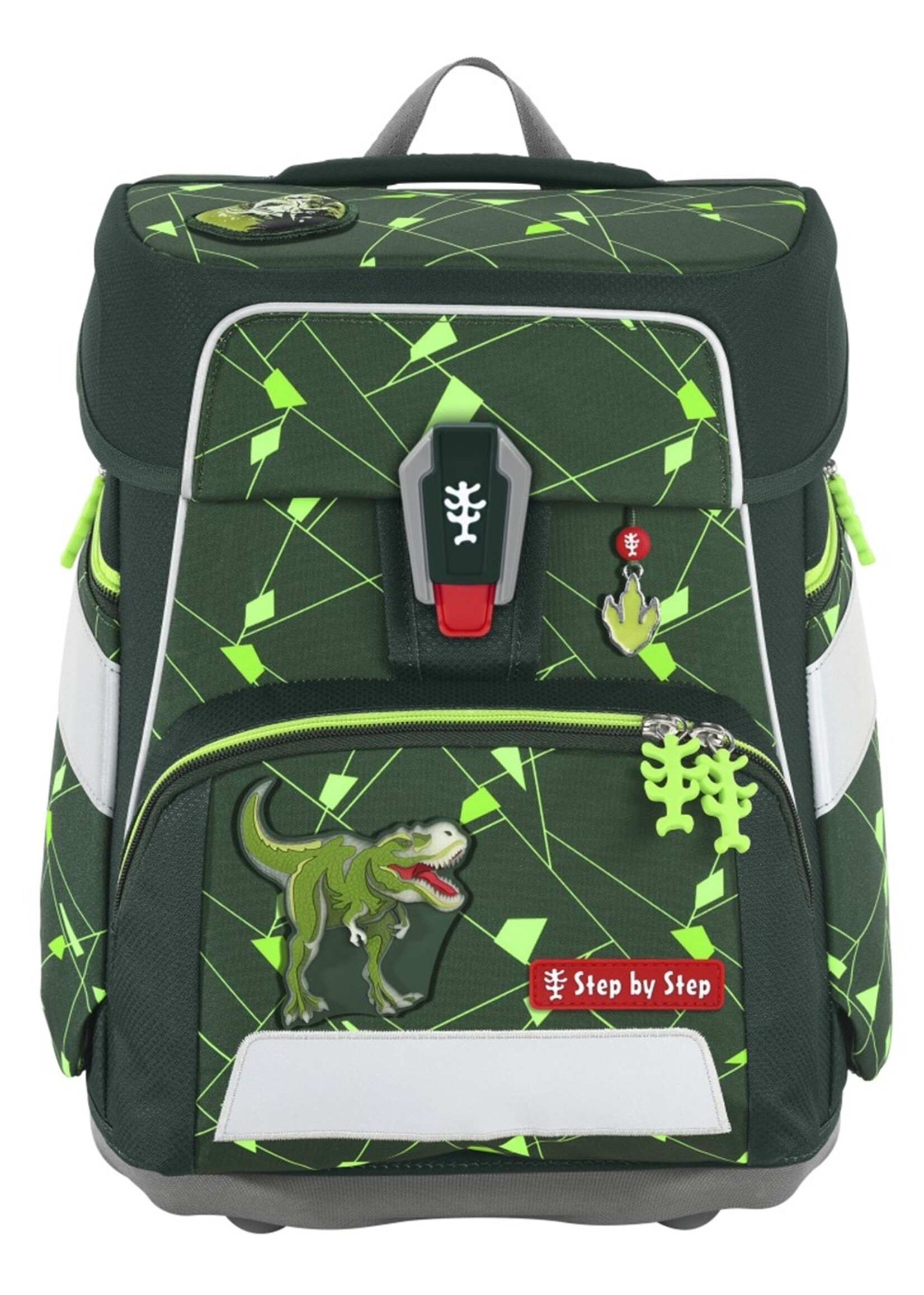 Step by Step Schultaschen-Set SPACE SHINE Dino Night Tyro