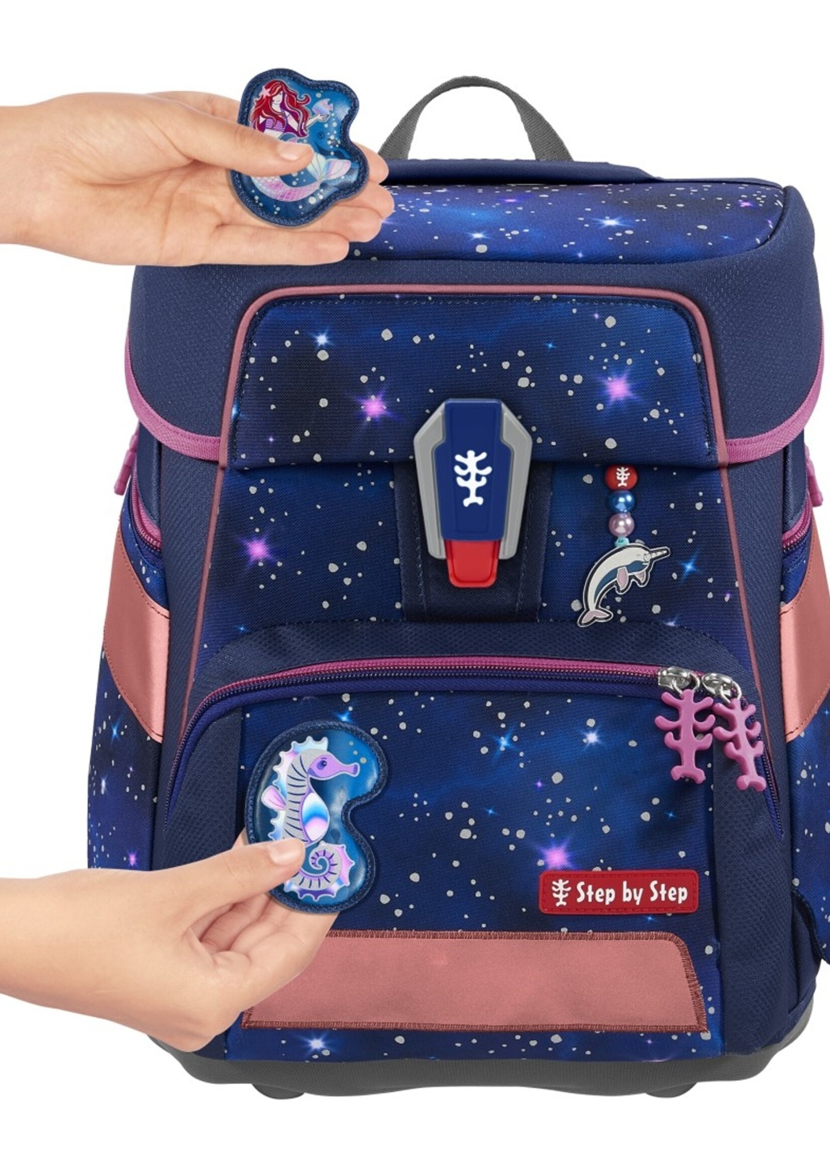 Step by Step SPACE REFLECT Schulranzen-Set  Star Seahorse Zoe