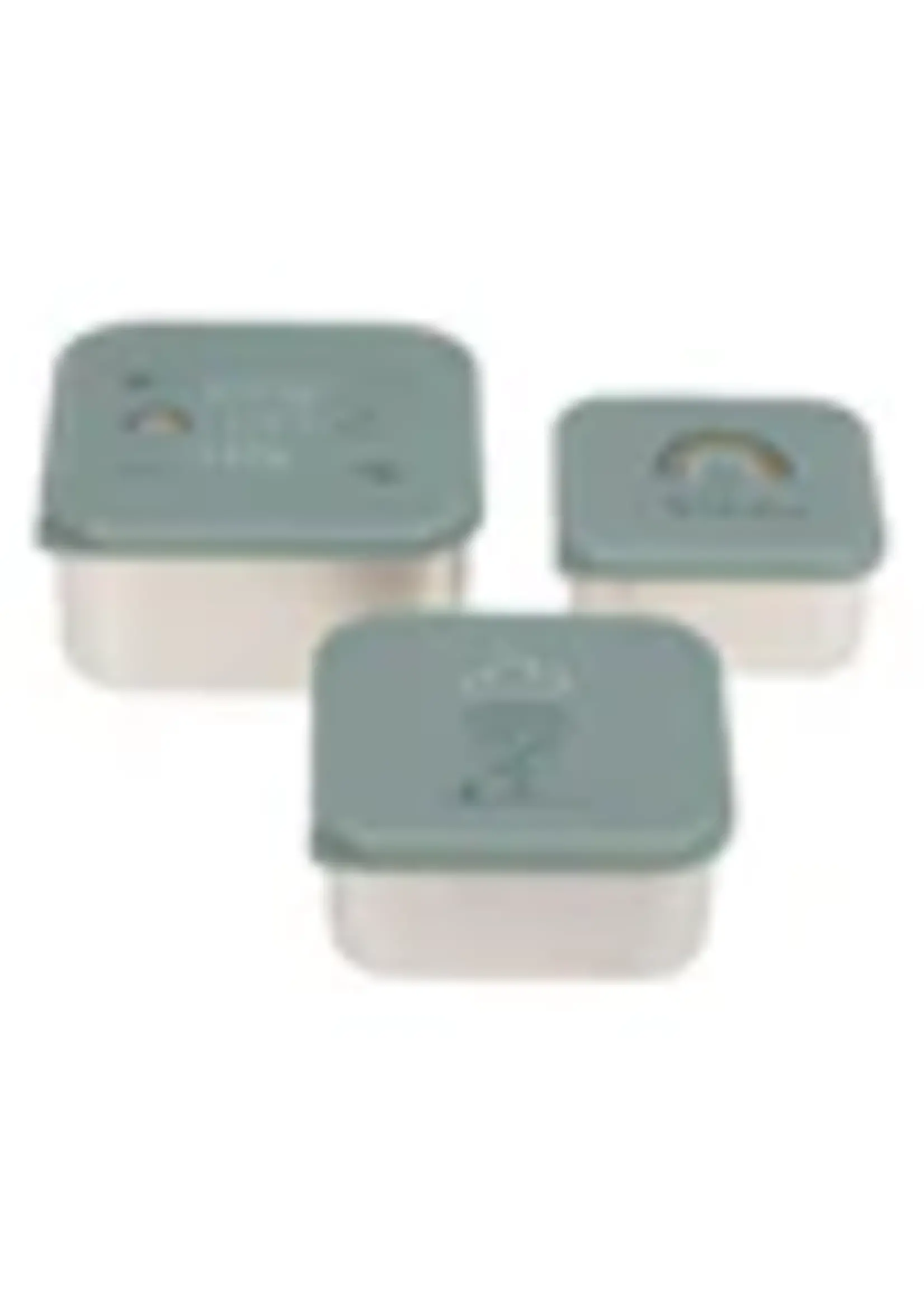 Lässig Fashion Snackbox Stainless Steel 3 pcs
