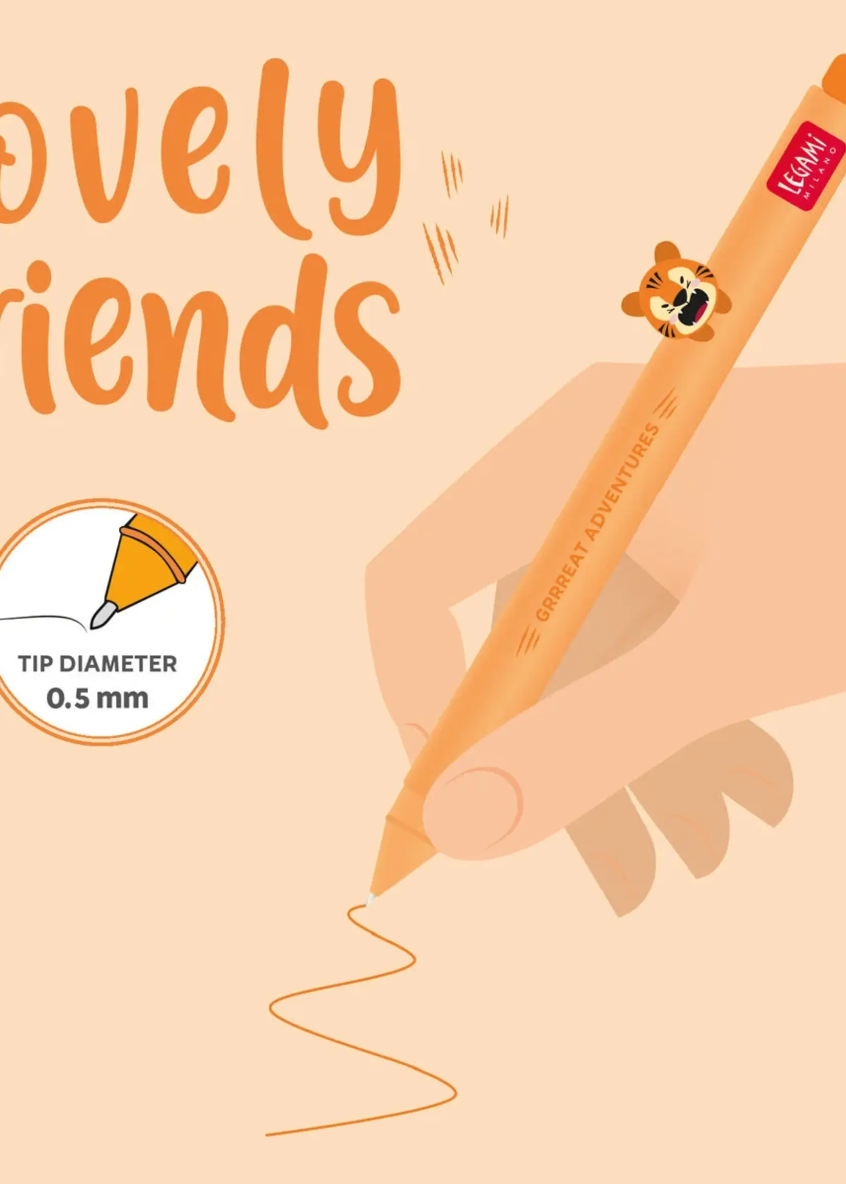 LEGAMI Gelstift - Lovely Friends - Tiger
