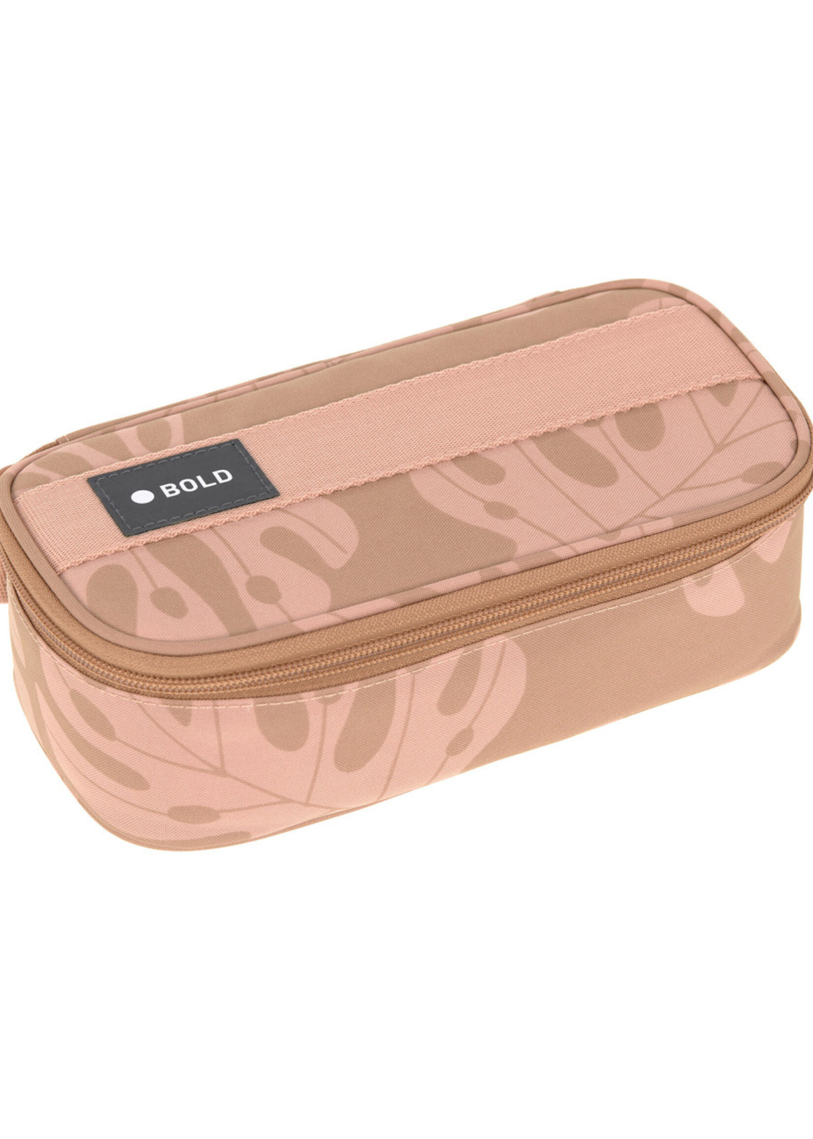 Lässig Fashion Schlampermäppchen - BOLD Leaves, Karamell