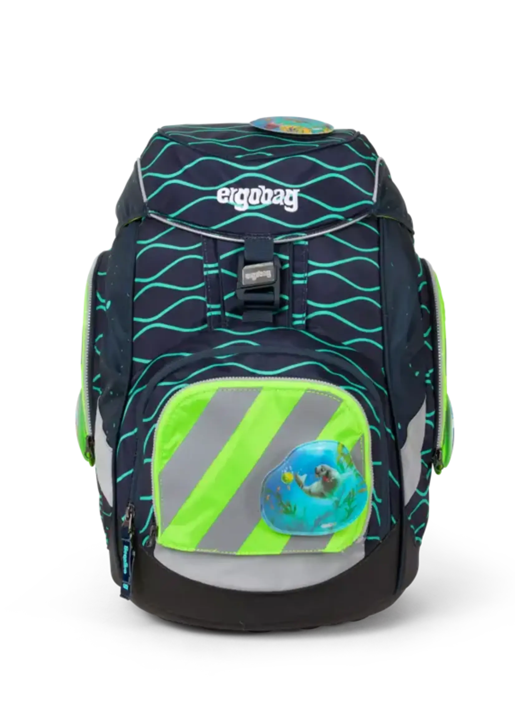 ERGOBAG Fluo-Zip Set mit Reflektorstre