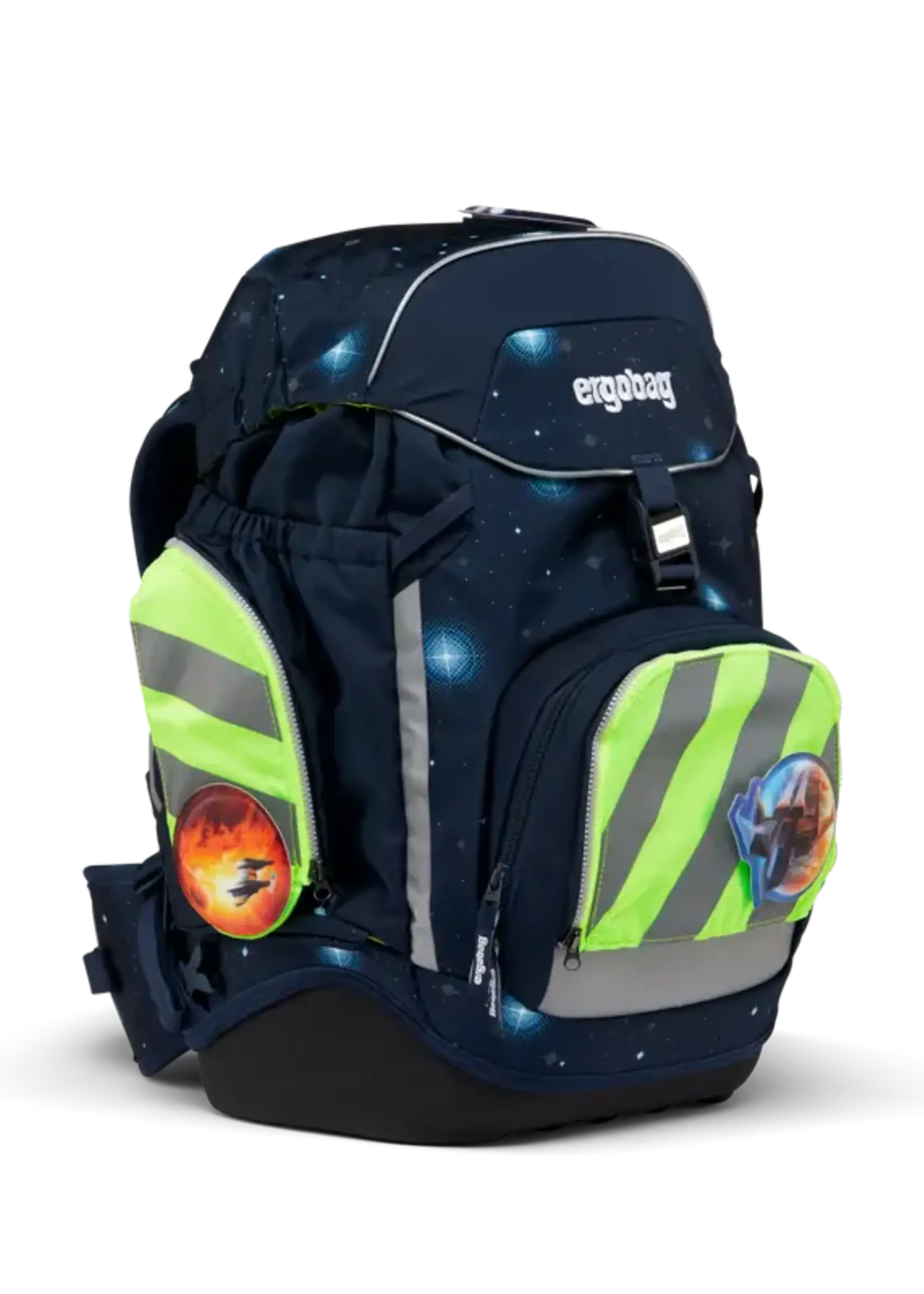 ERGOBAG Fluo-Zip Set mit Reflektorstreifen