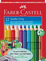 Faber-Castell Jumbo Grip 12 Farbstifte+Spitzer