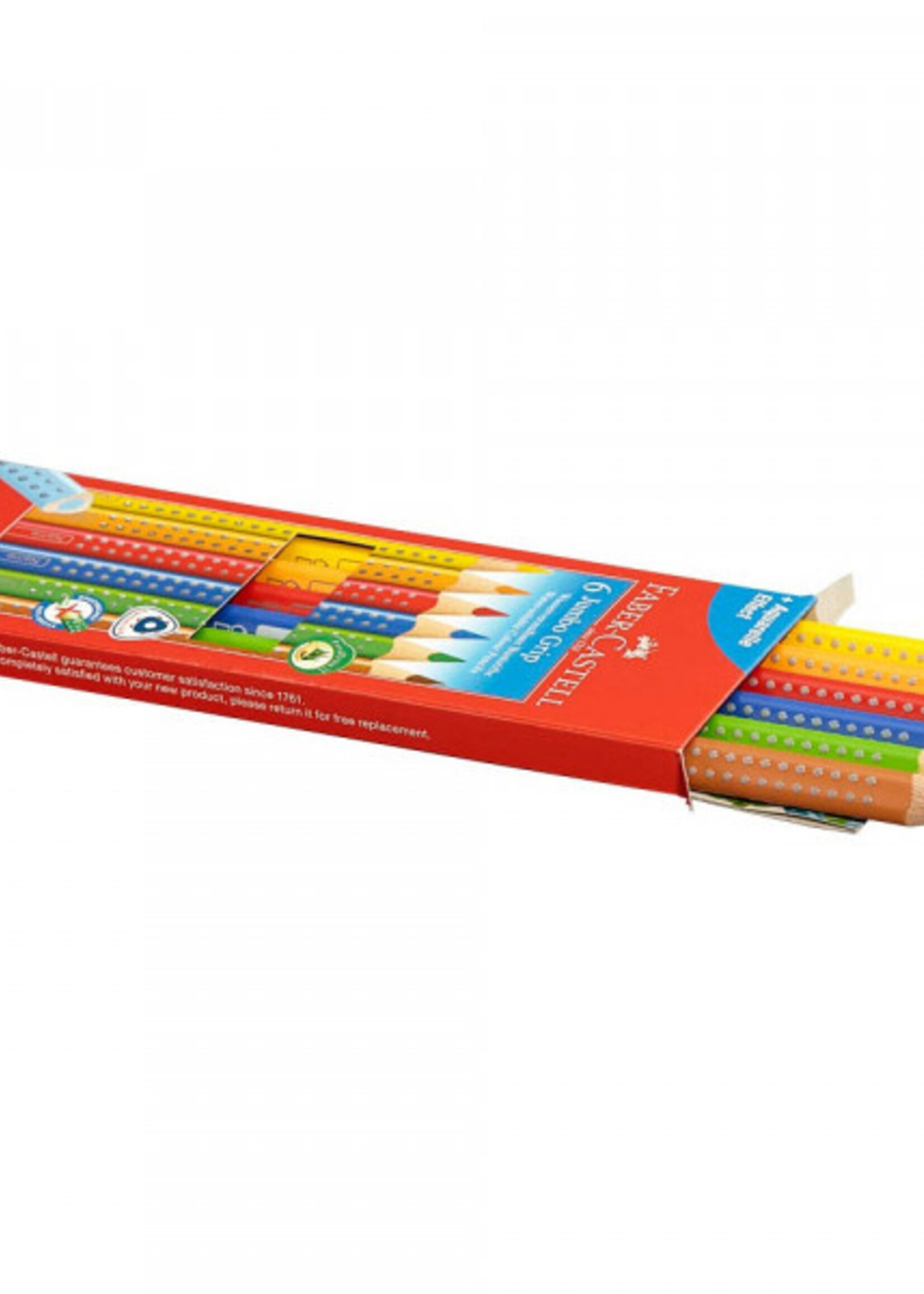 Faber-Castell Jumbo Grip 6 Farbstifte