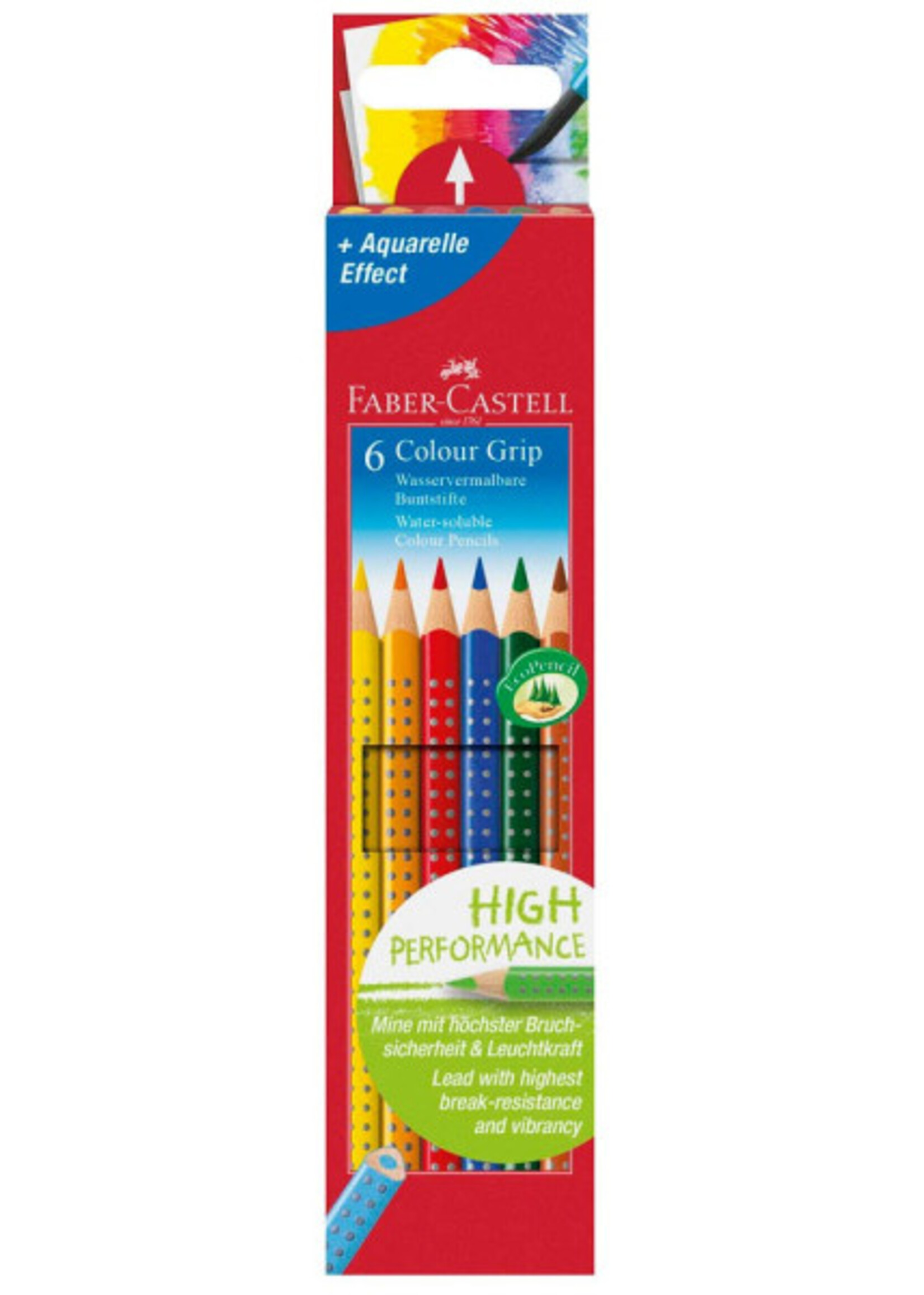 Faber-Castell Colour GRIP 6-er Kartonetui