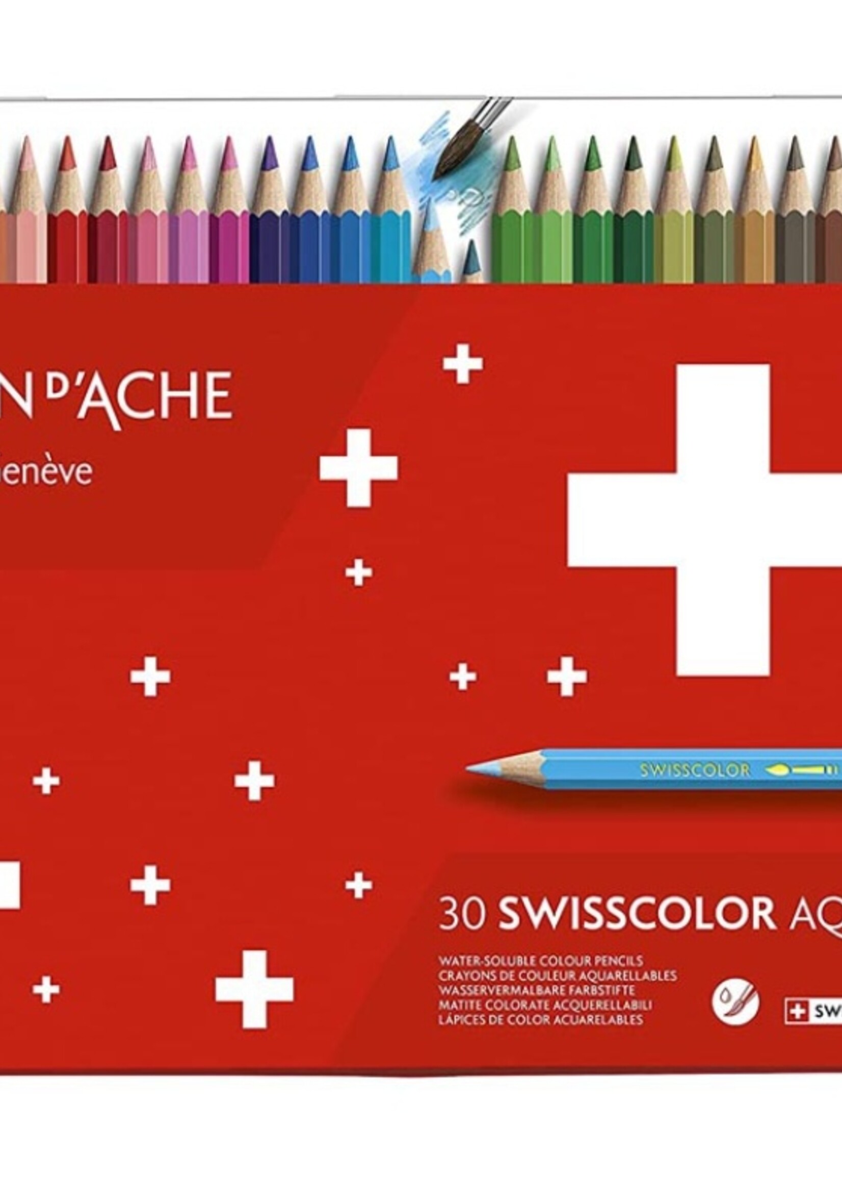 Caran d'Ache Swisscolor Metallschachtel Buntstifte zu 30 Stk