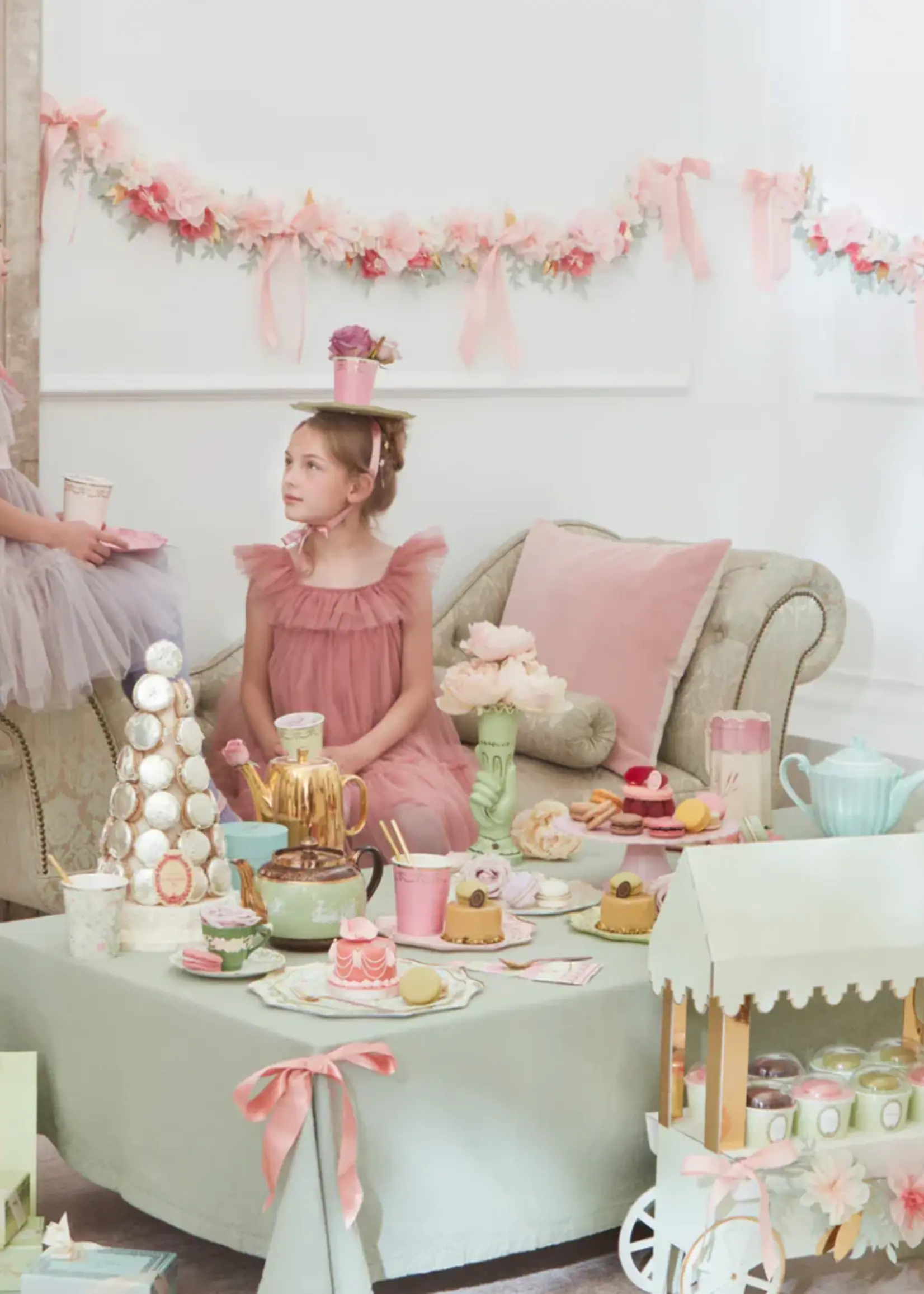 Meri Meri Laduree Paris Macaron Cart Cen