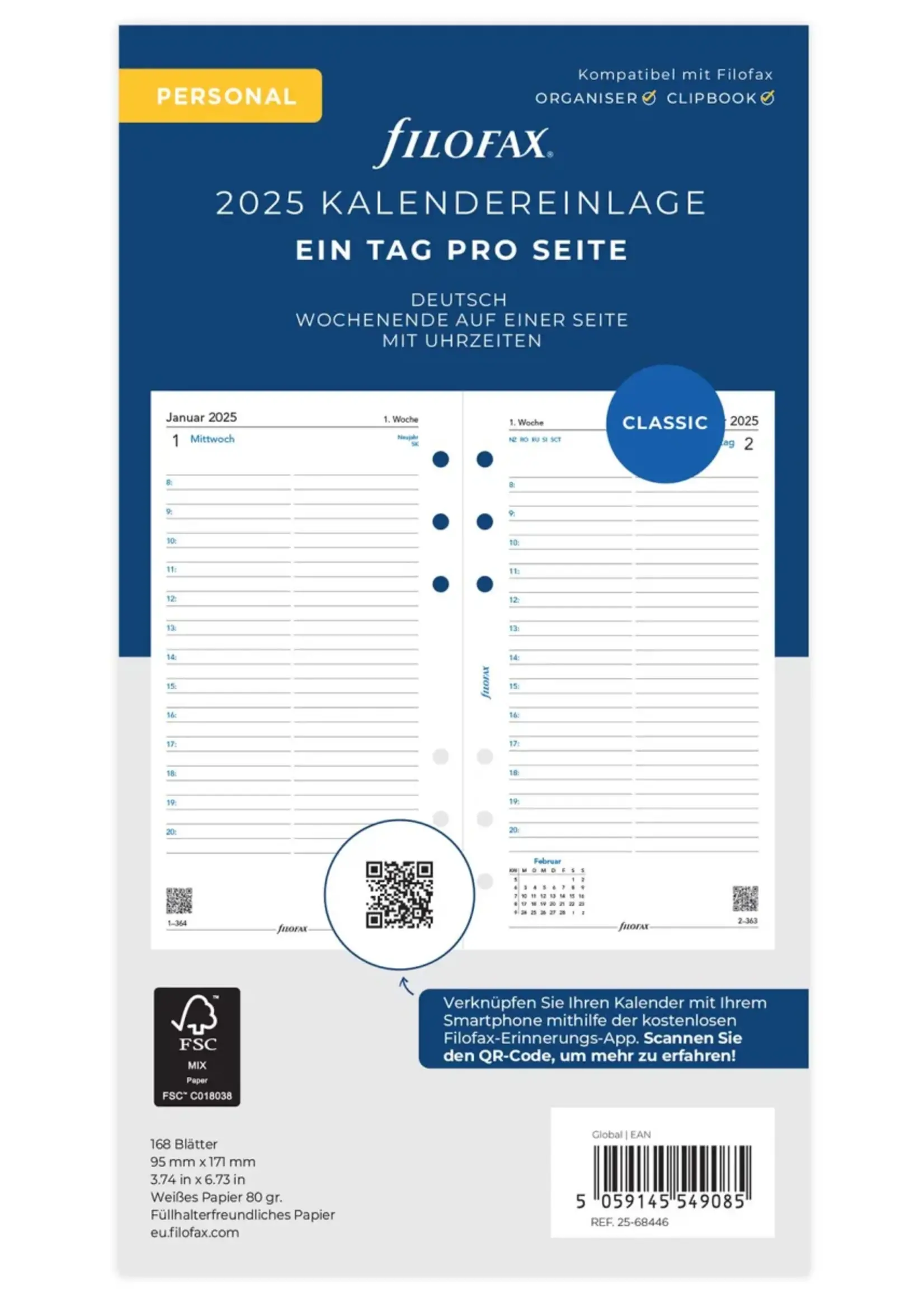 Filofax PER 1T/1S (D)2025