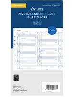 Filofax Kalendereinlage 2026 Personal Jahresplaner weiss deutsch